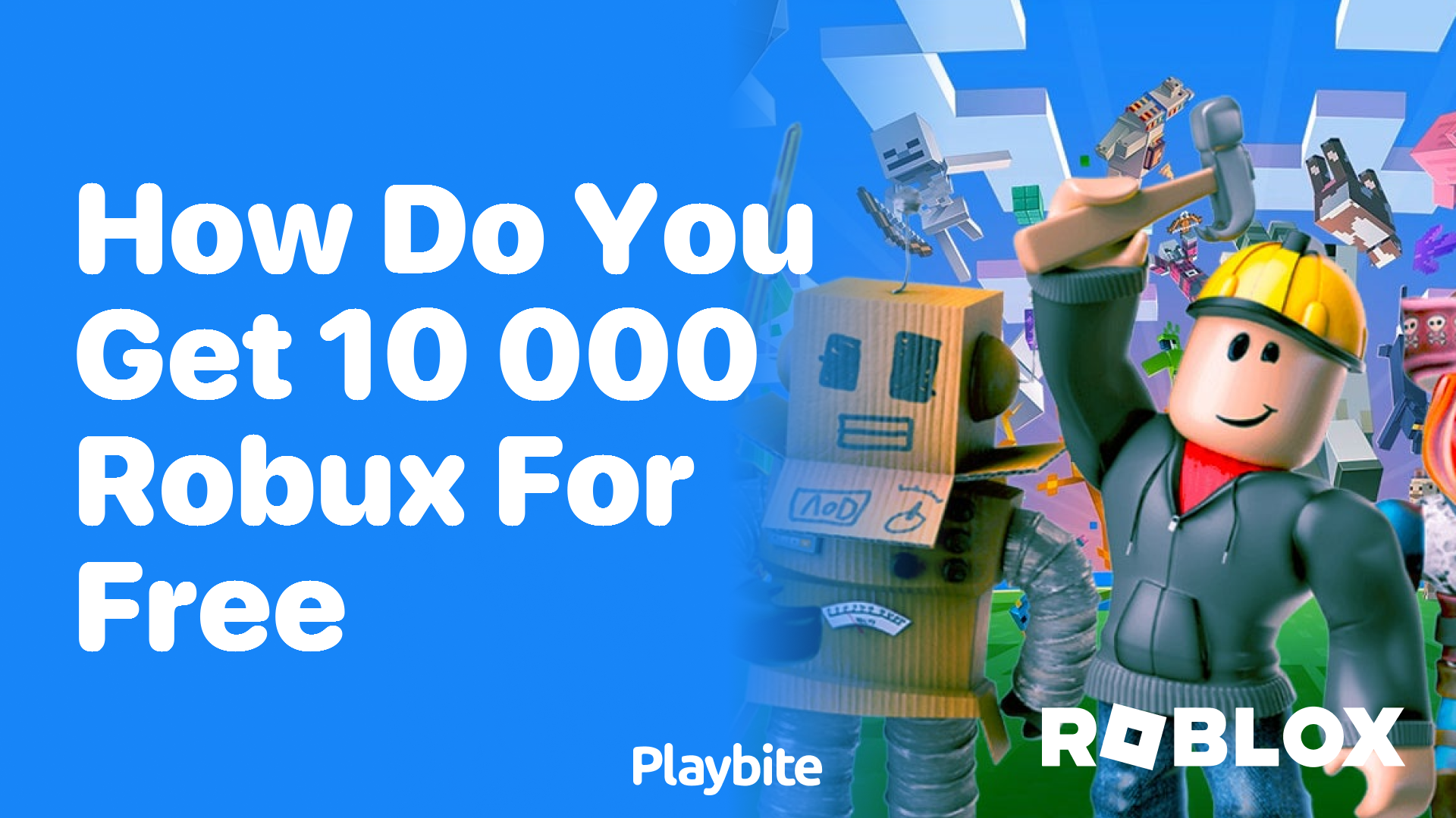 How Do You Get 20,20 Robux for Free   Playbite