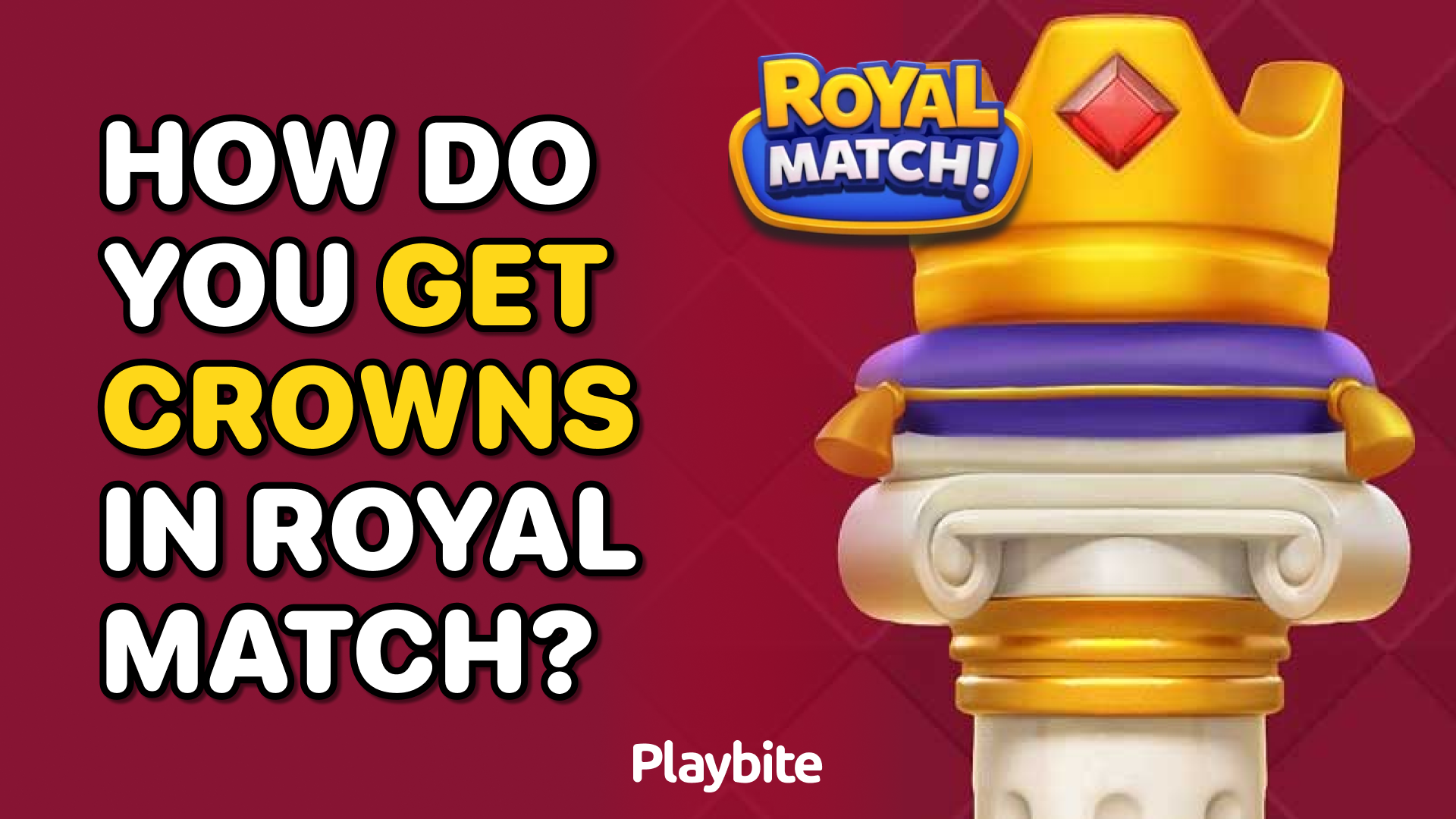 How do you get crowns in Royal Match?