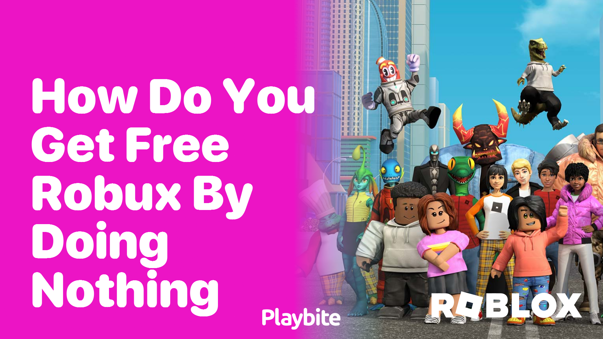 How Do You Get Free Robux By Doing Nothing?