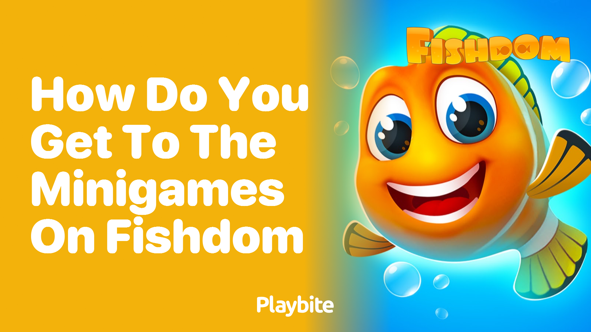 How Do You Get to the Minigames on Fishdom?