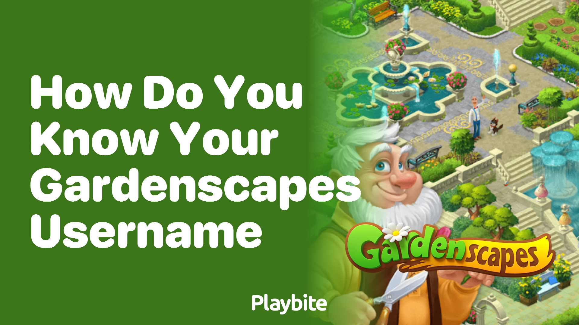 How Do You Discover Your Gardenscapes Username?