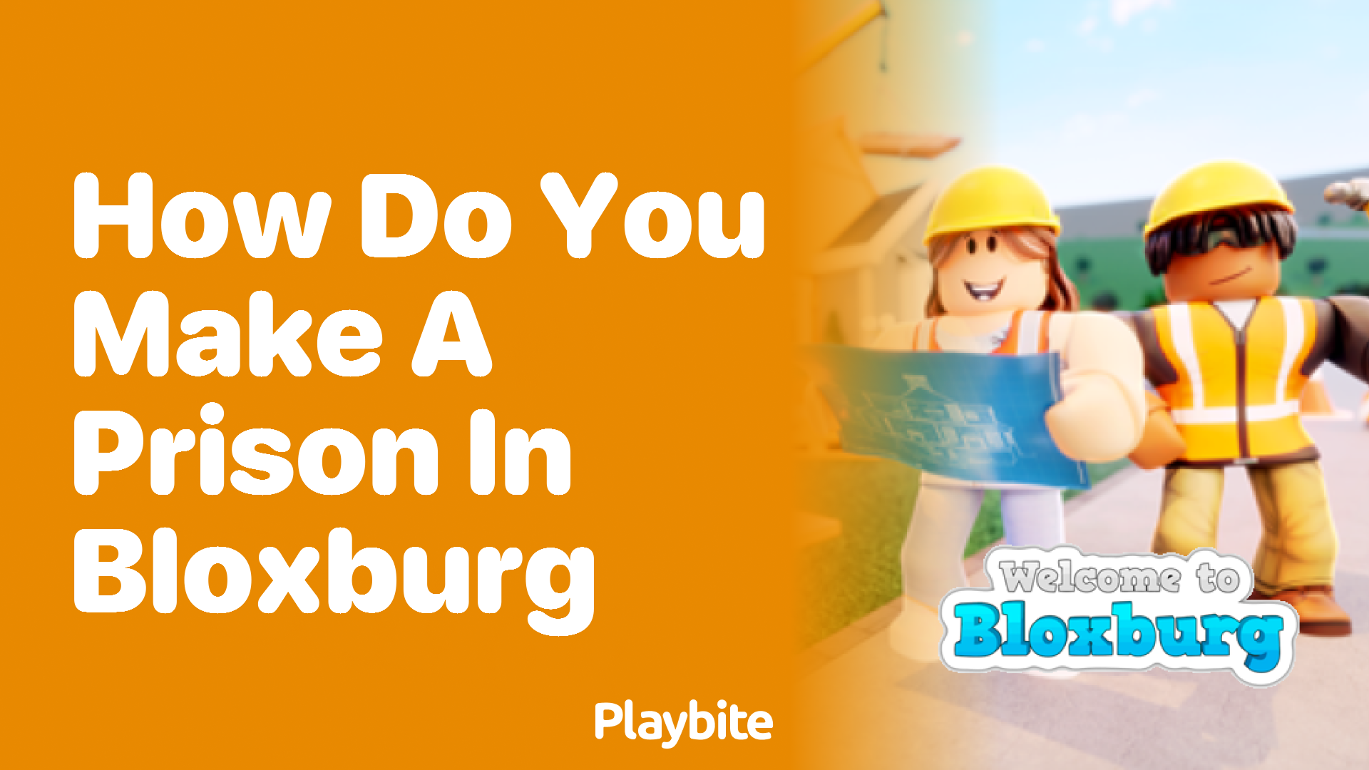 How do you make a prison in Bloxburg?