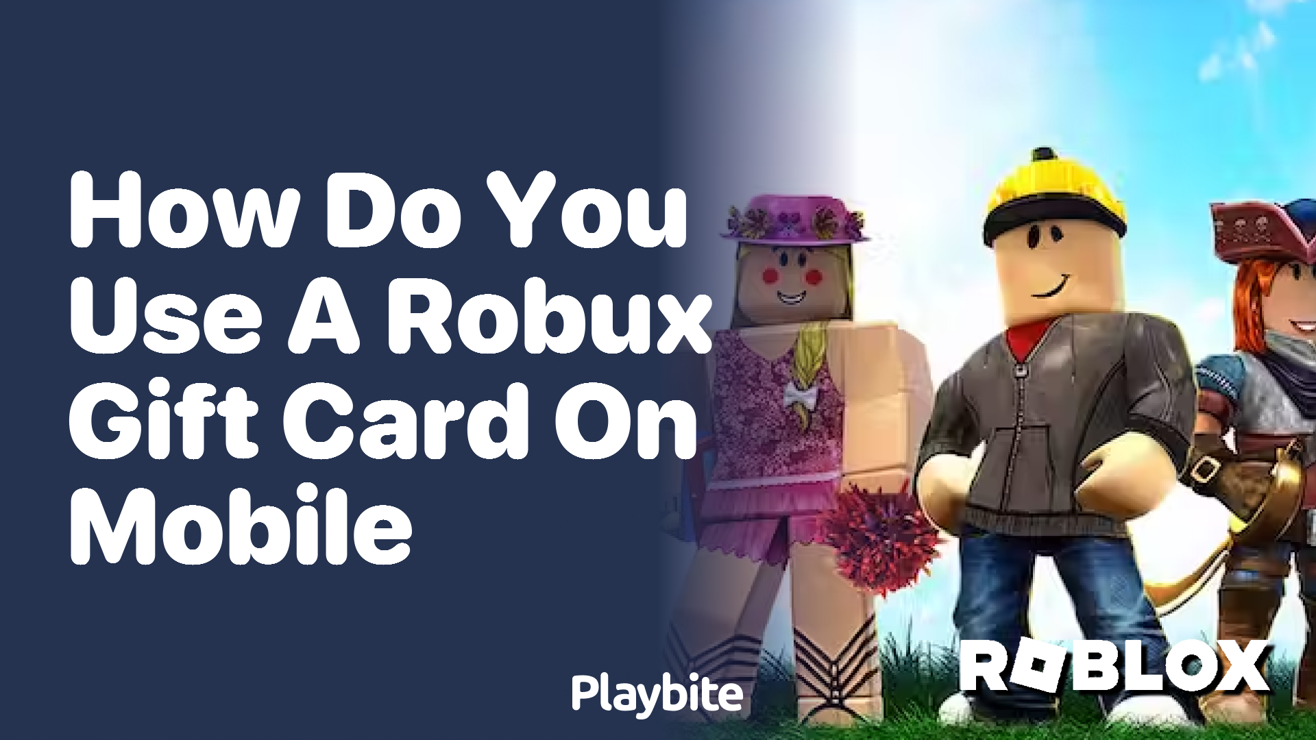 How do you use a Robux gift card on mobile?