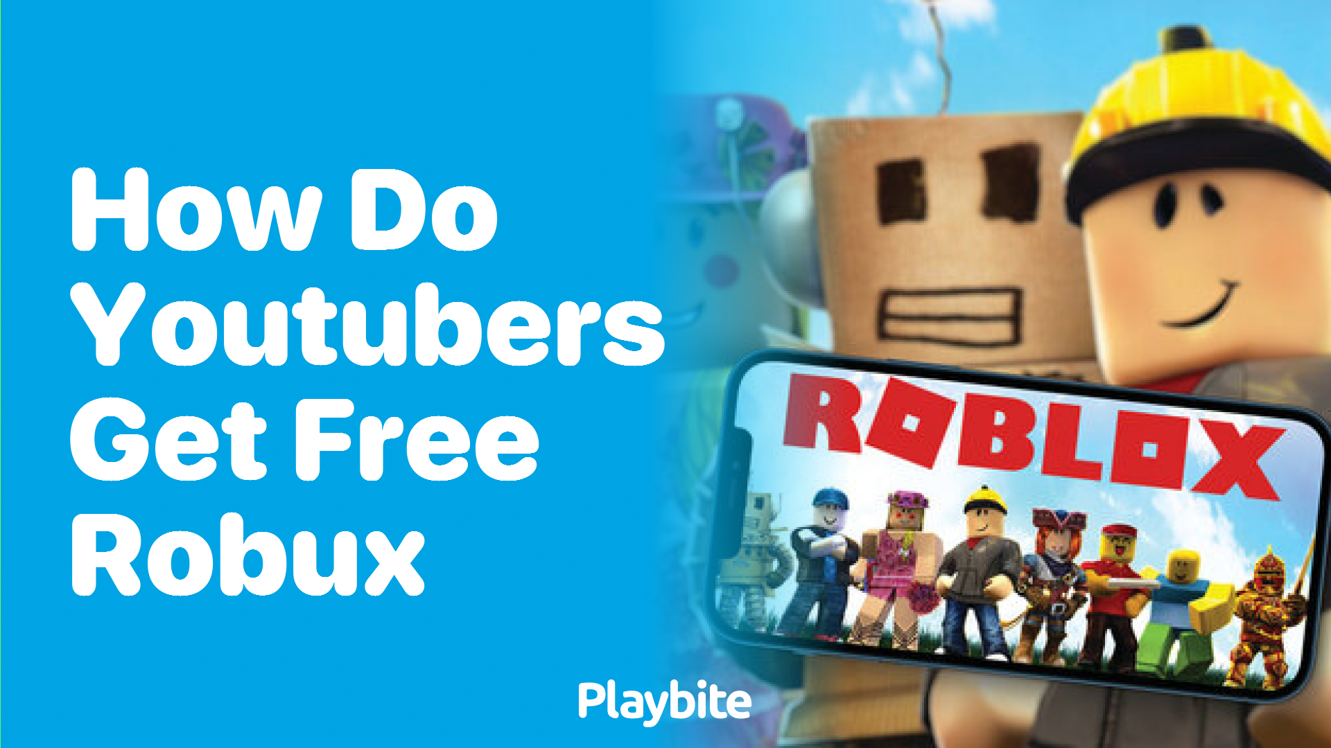 How do YouTubers get free Robux?