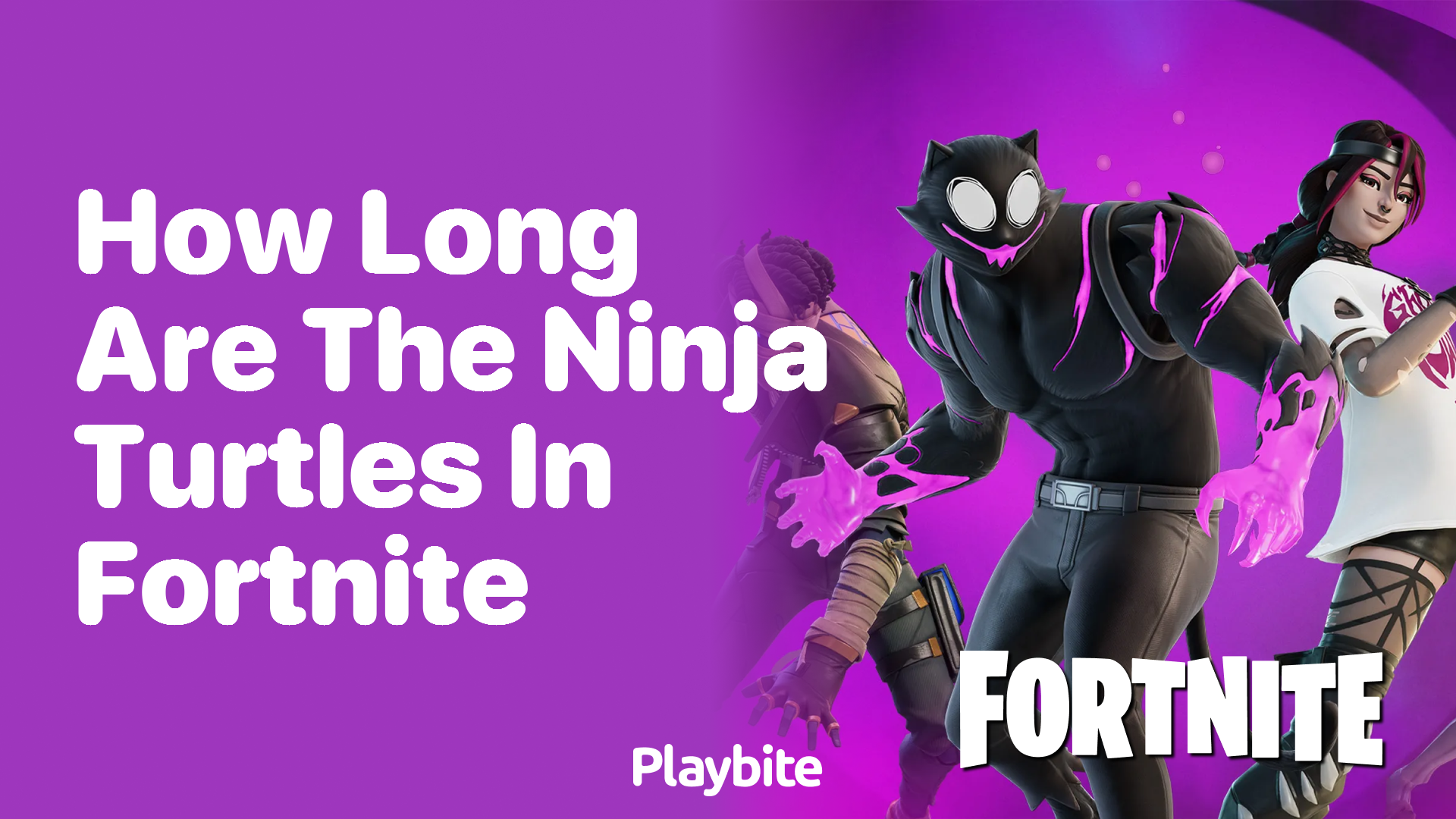 How Long are the Ninja Turtles in Fortnite?