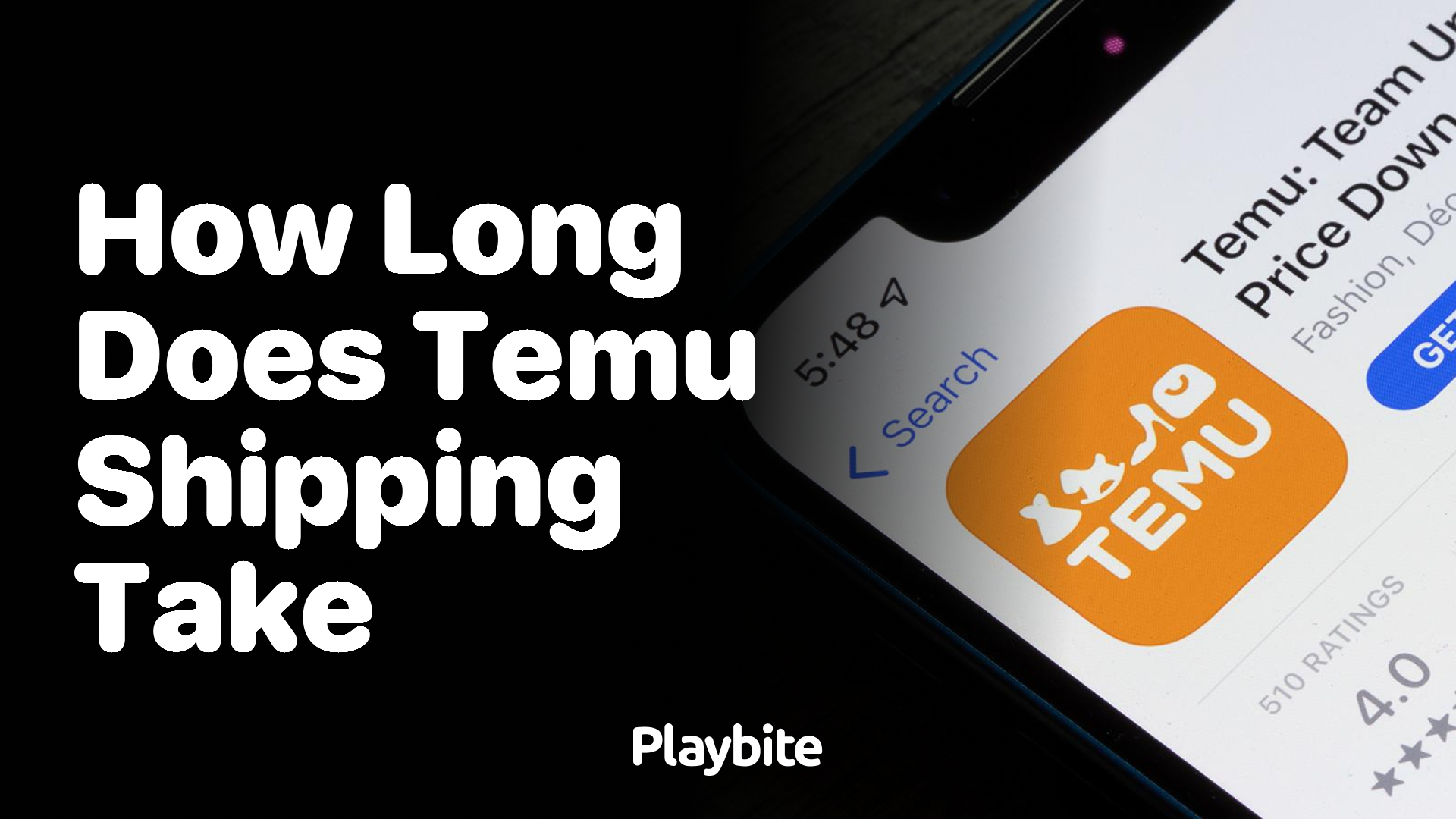 How Long Does Temu Shipping Take?