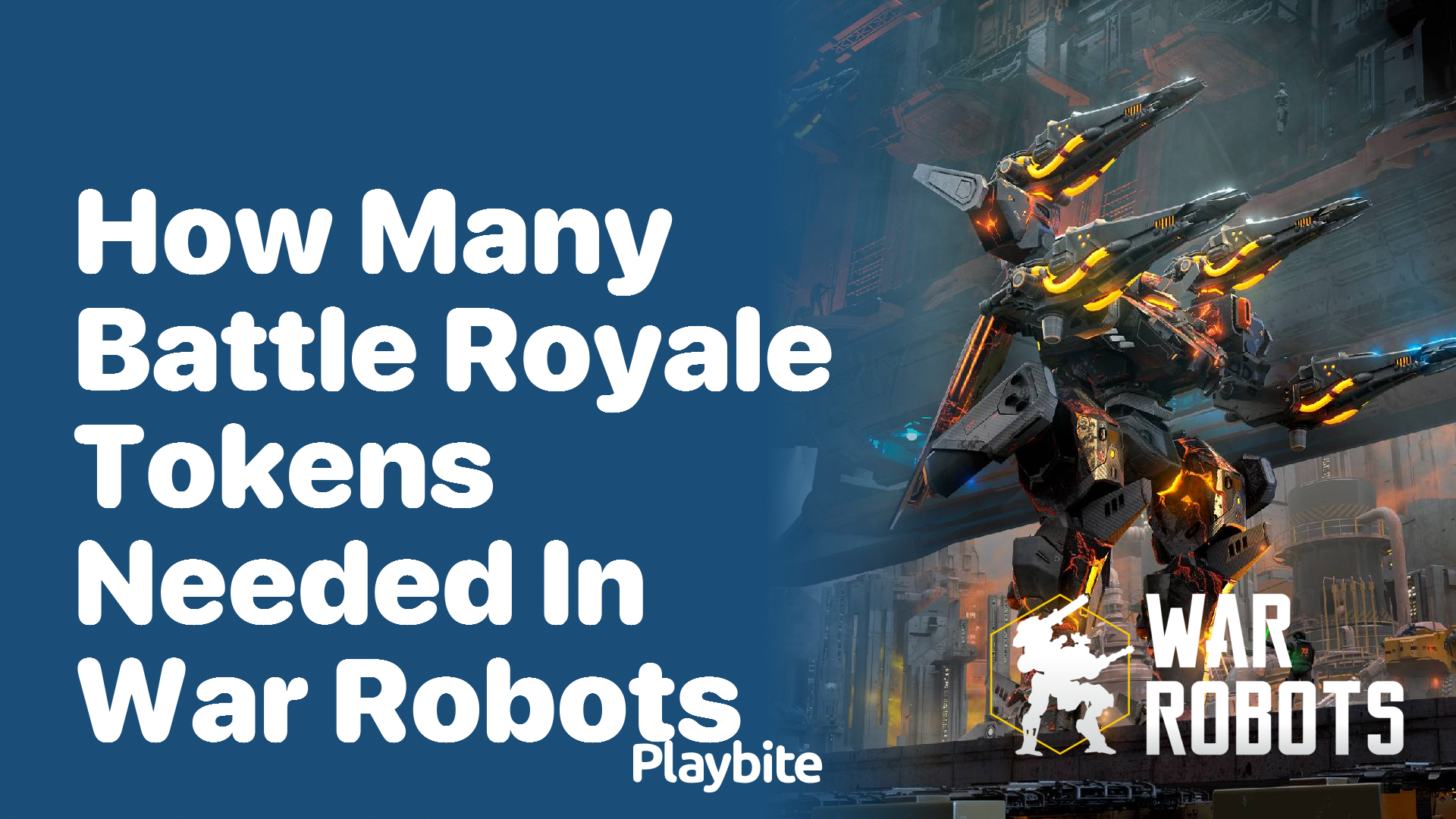 How Many Battle Royale Tokens Are Needed in War Robots?