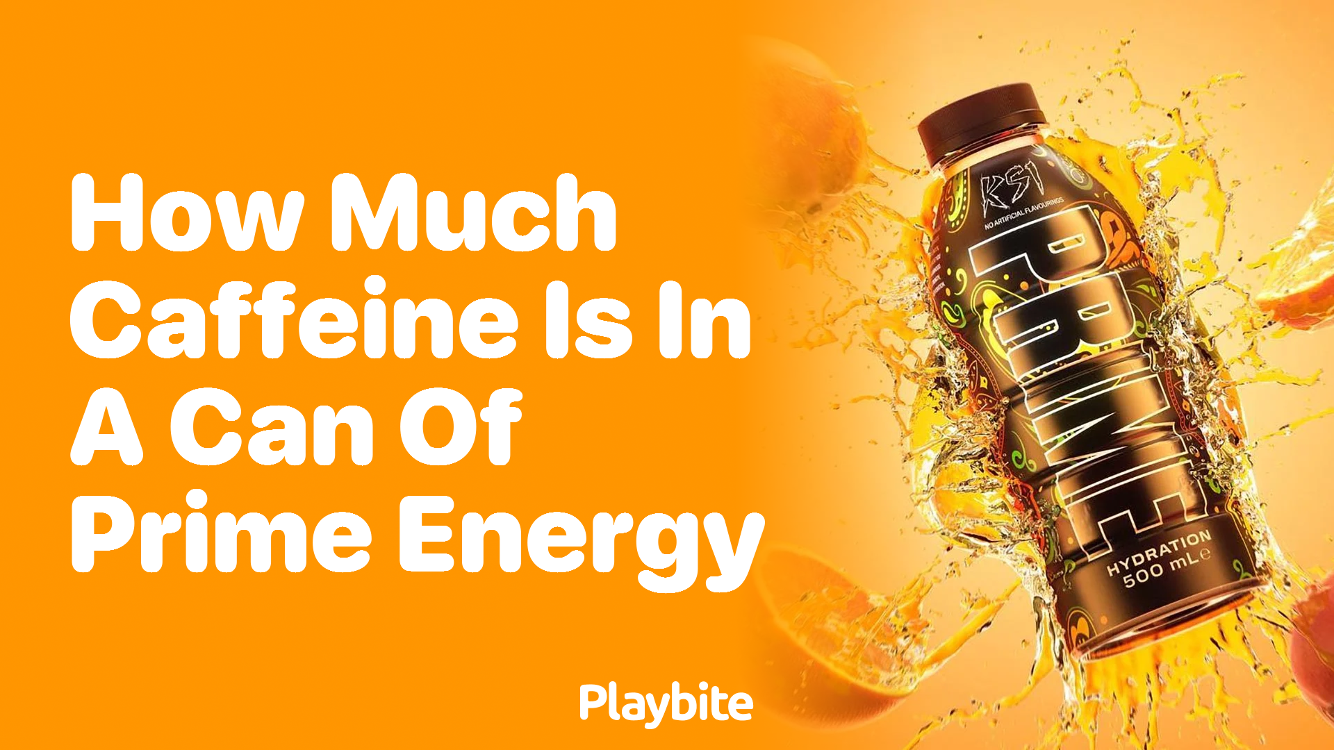 How Much Caffeine Is in a Can of Prime Energy?