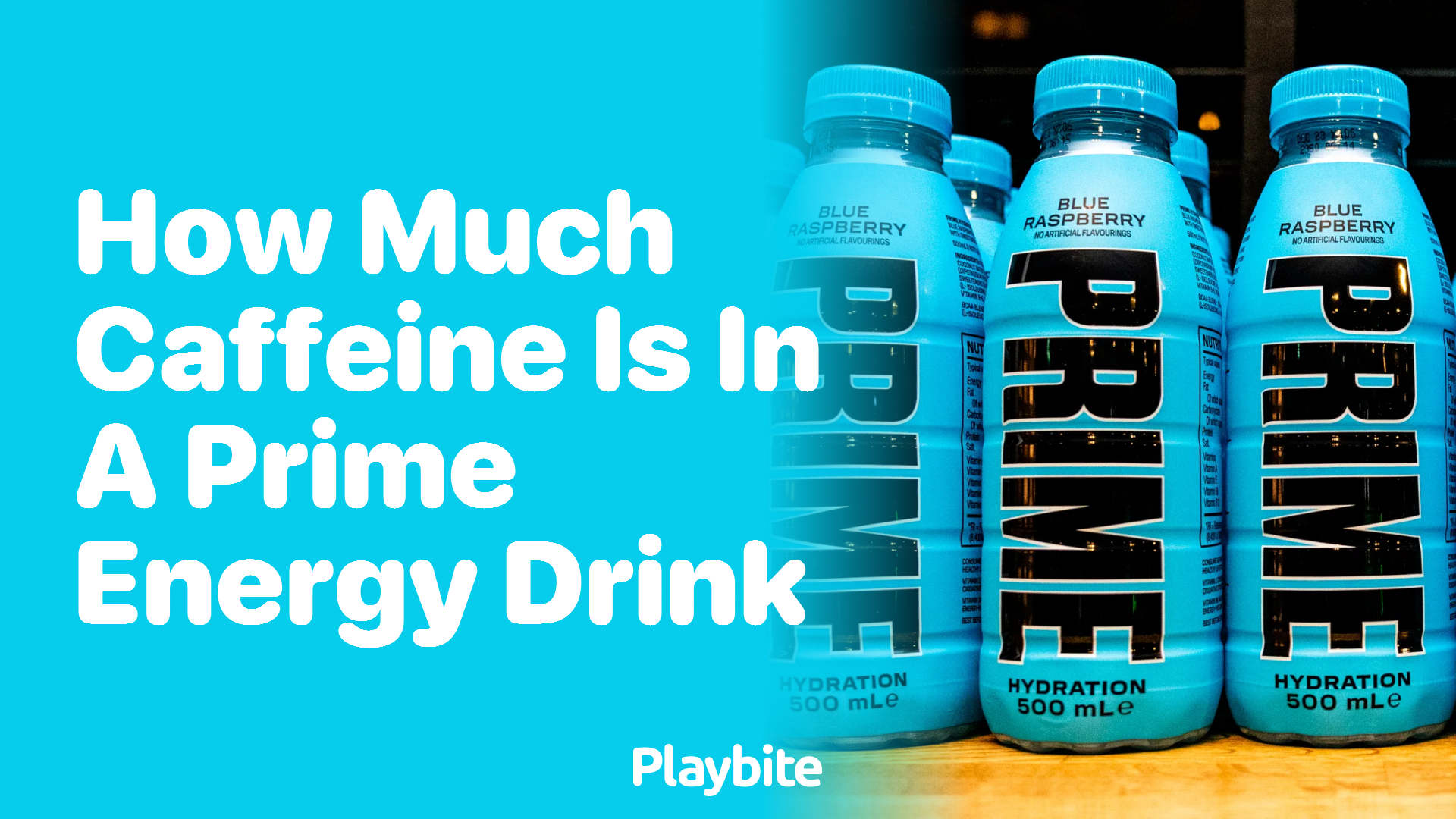 How Much Caffeine Is in a Prime Energy Drink?