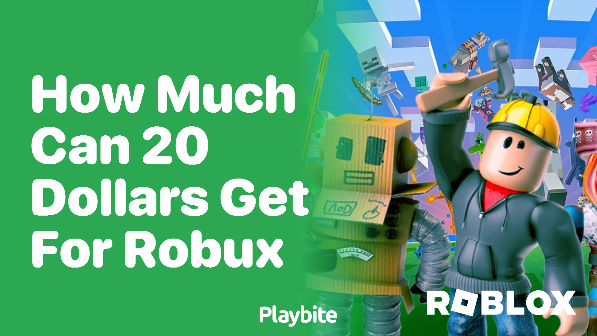 How Much Robux Can 20 Dollars Get You   Playbite