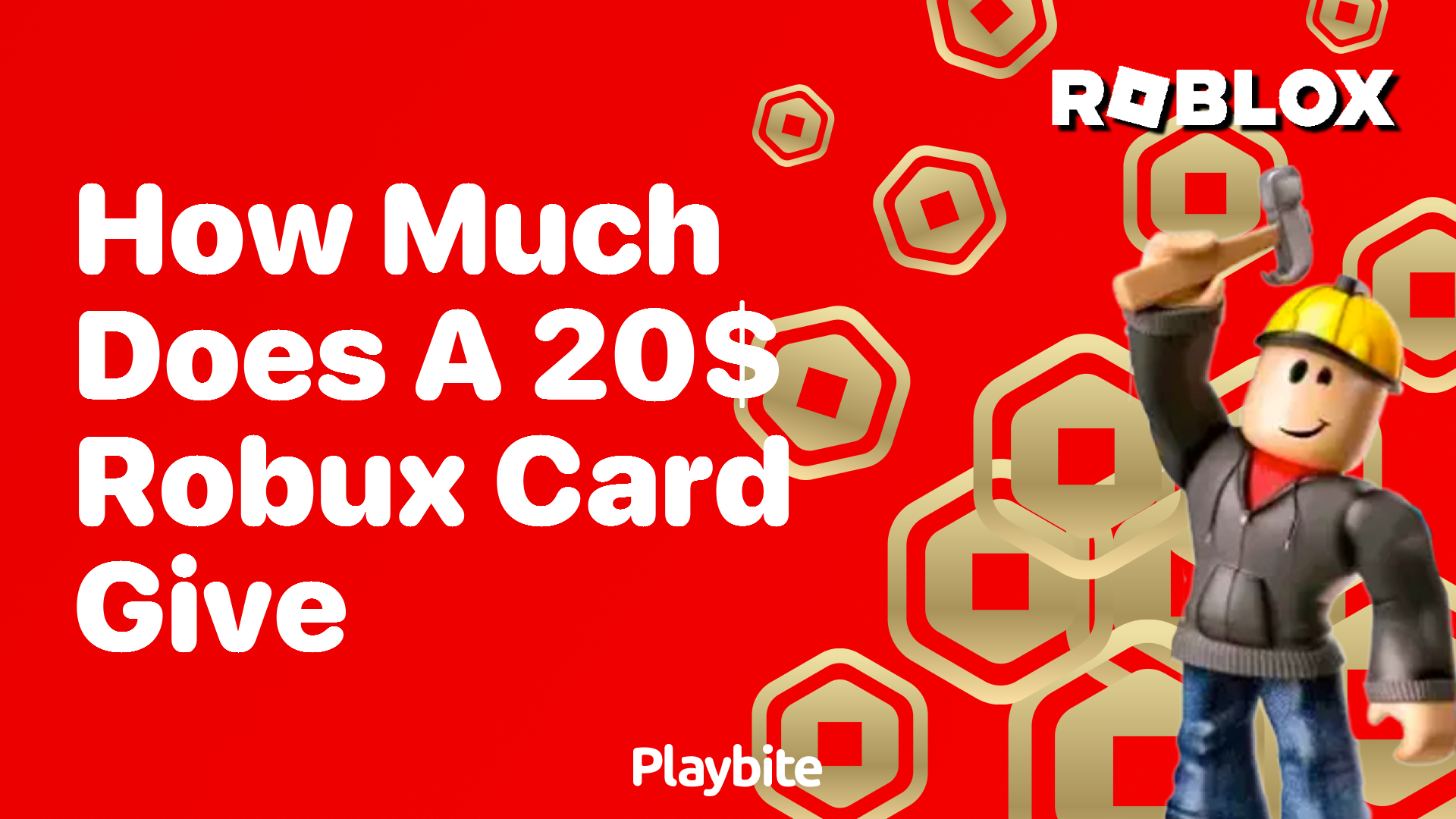 How Much Does a $20 Robux Card Give in Roblox   Playbite