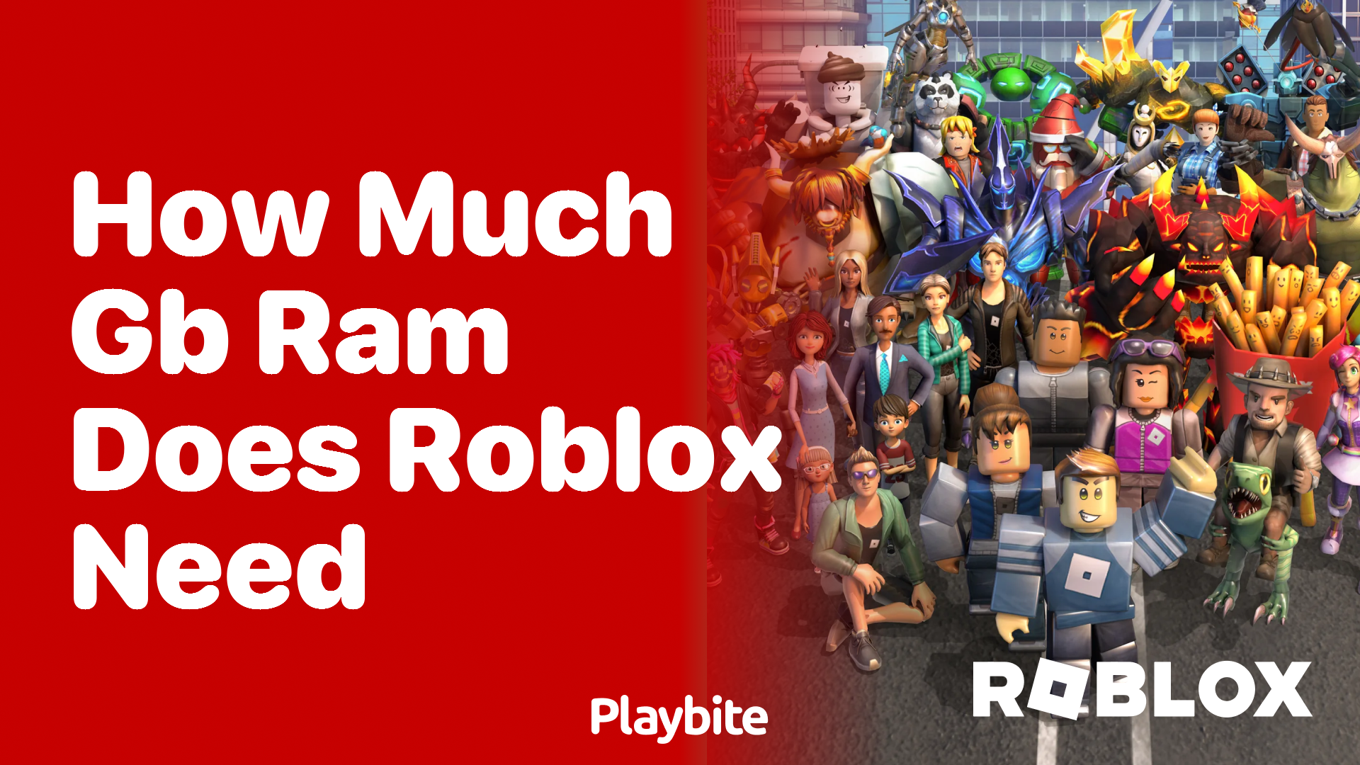 How Much GB RAM Does Roblox Need?