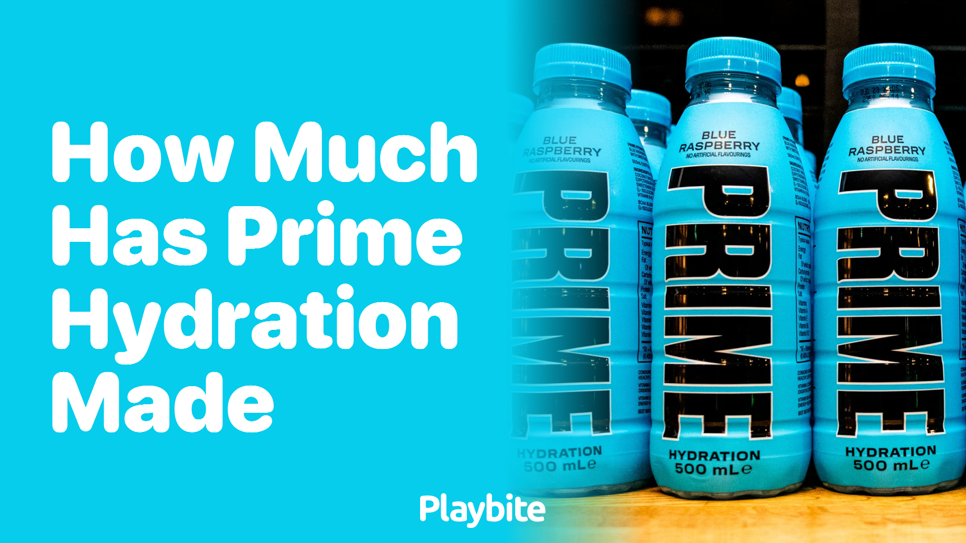 How Much Has Prime Hydration Made?