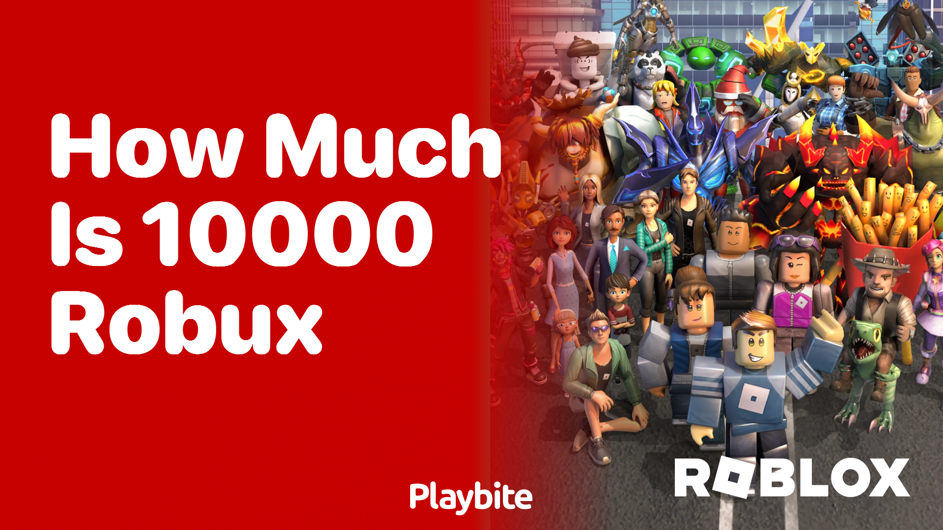 How Much is 10,000 Robux? - Playbite