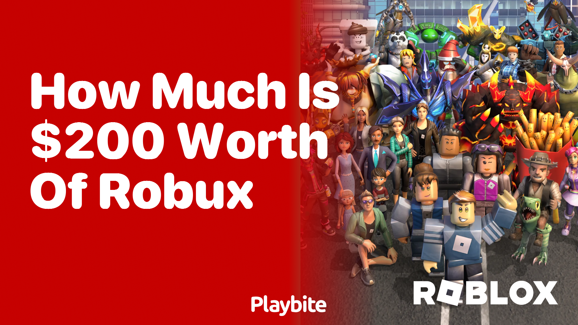 How Much is $200 Worth of Robux?