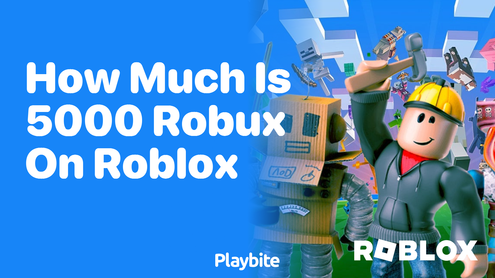 How much does 5000 Robux cost on Roblox? - Playbite