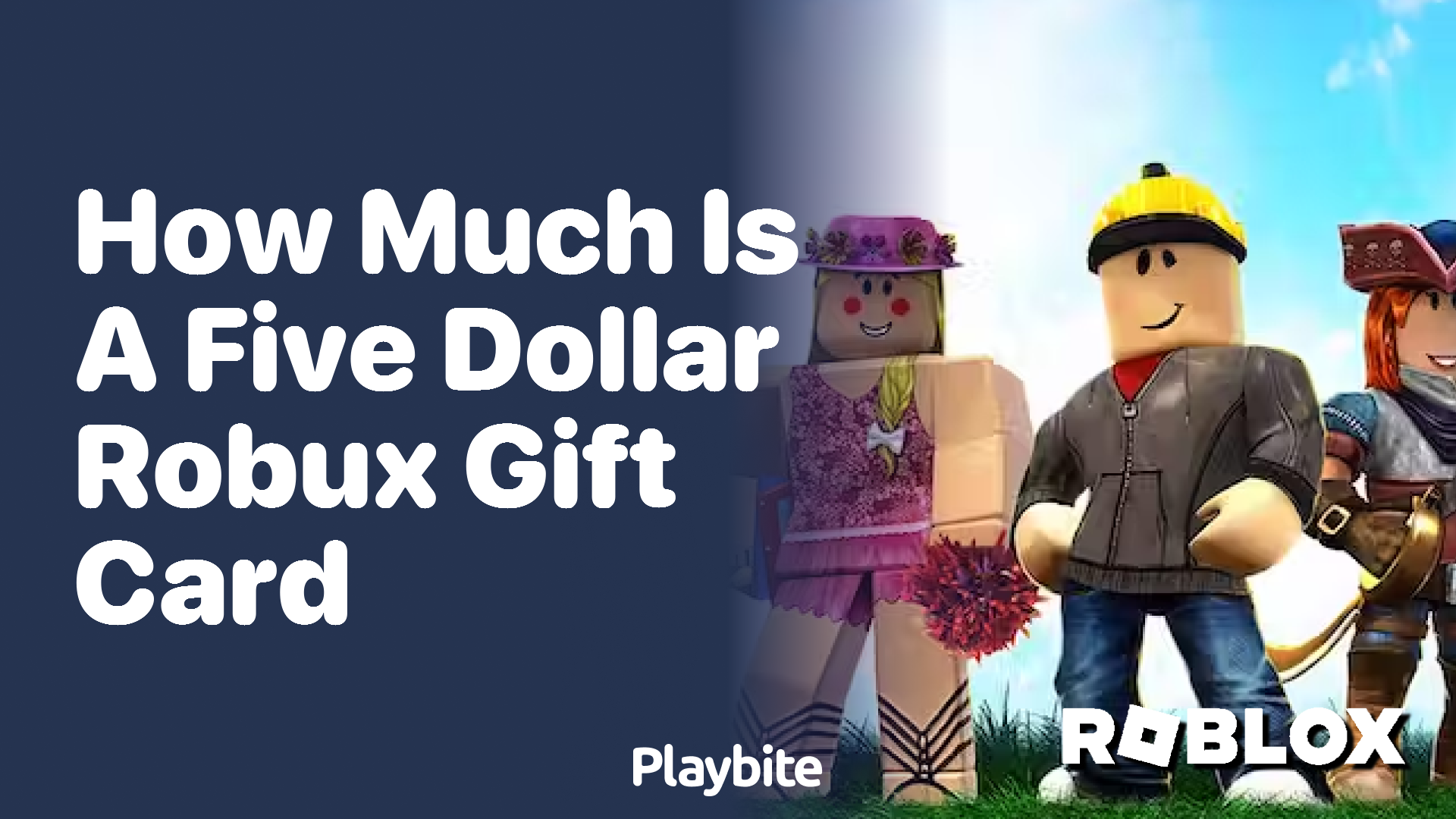 How Much is a Five Dollar Robux Gift Card?