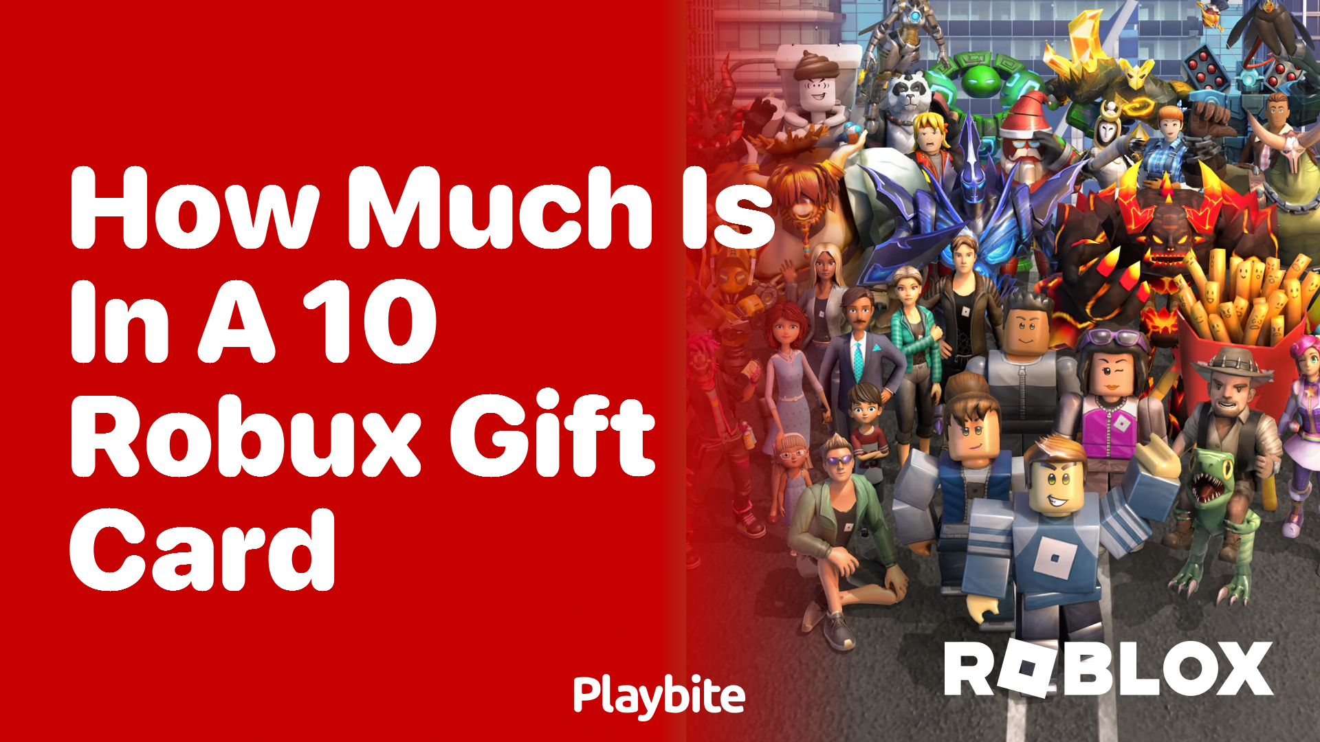 How Much is in a 10 Robux Gift Card?