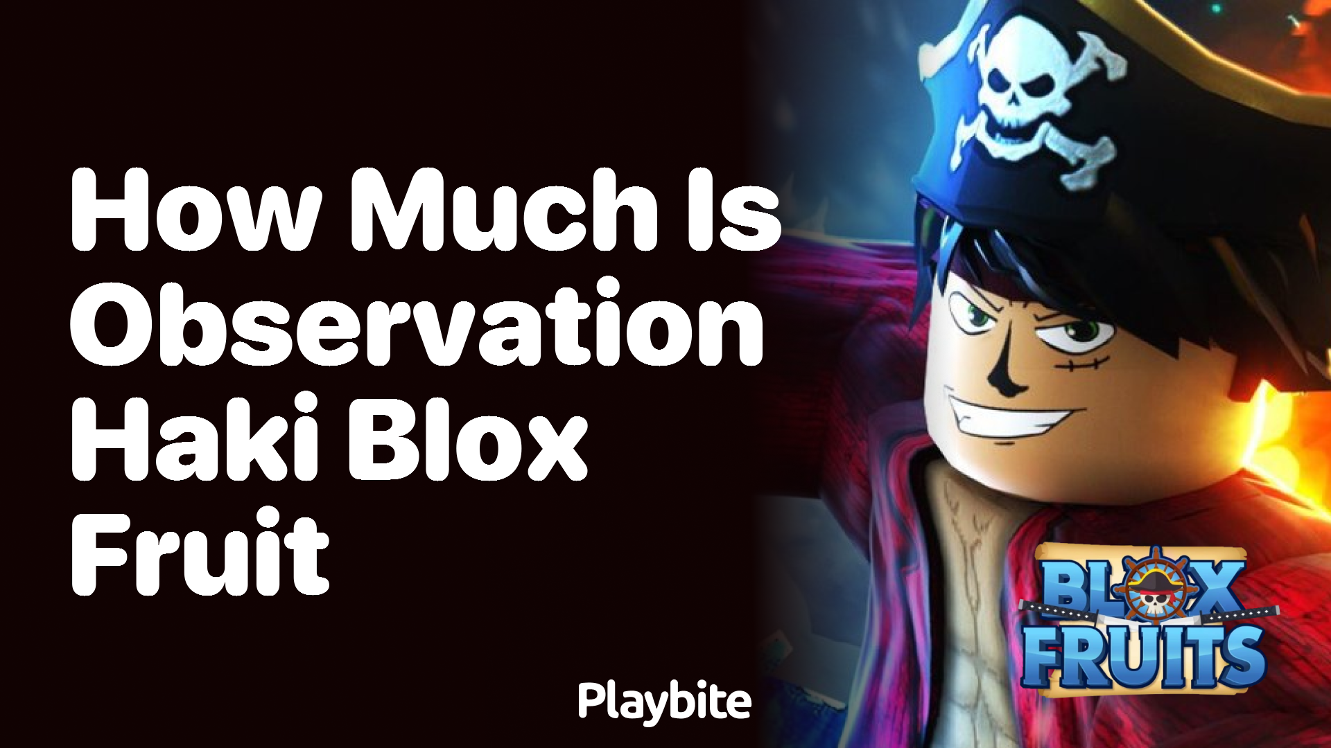 How Much is Observation Haki in Blox Fruit? - Playbite