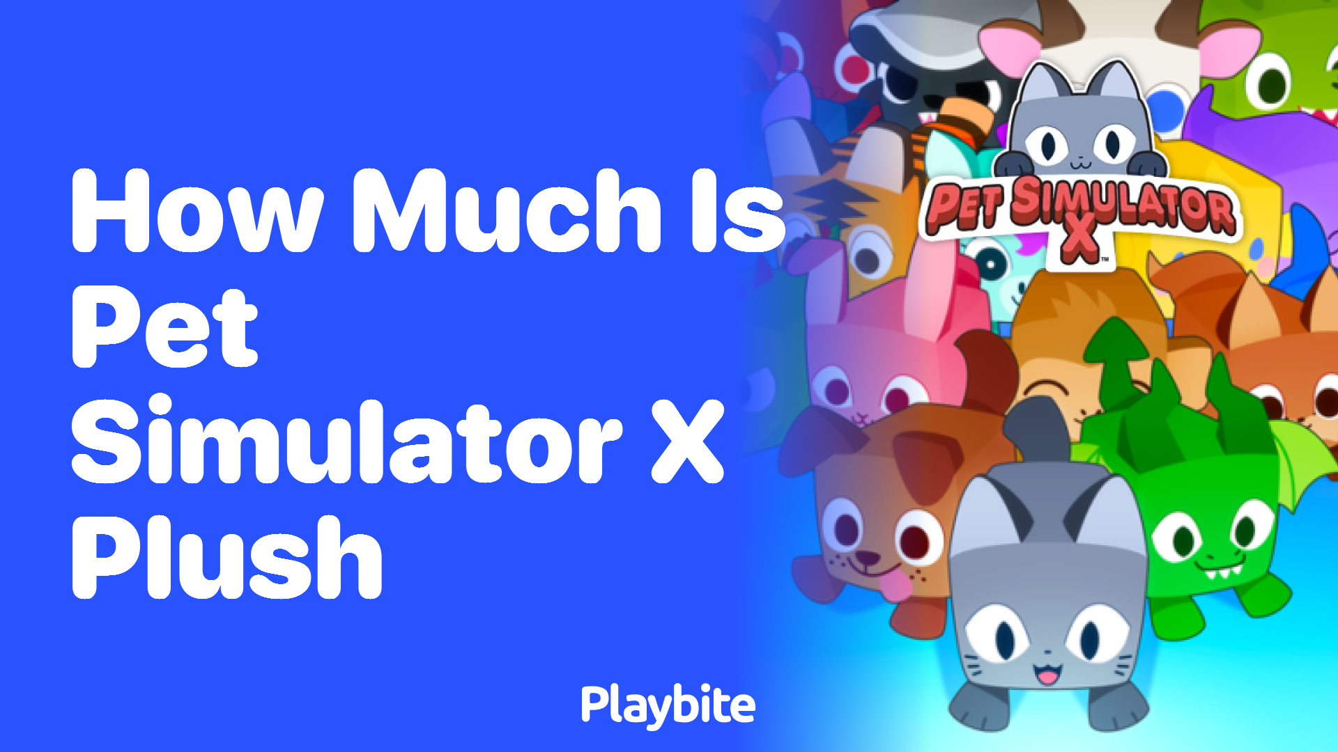 How Much Is the Pet Simulator X Plush?