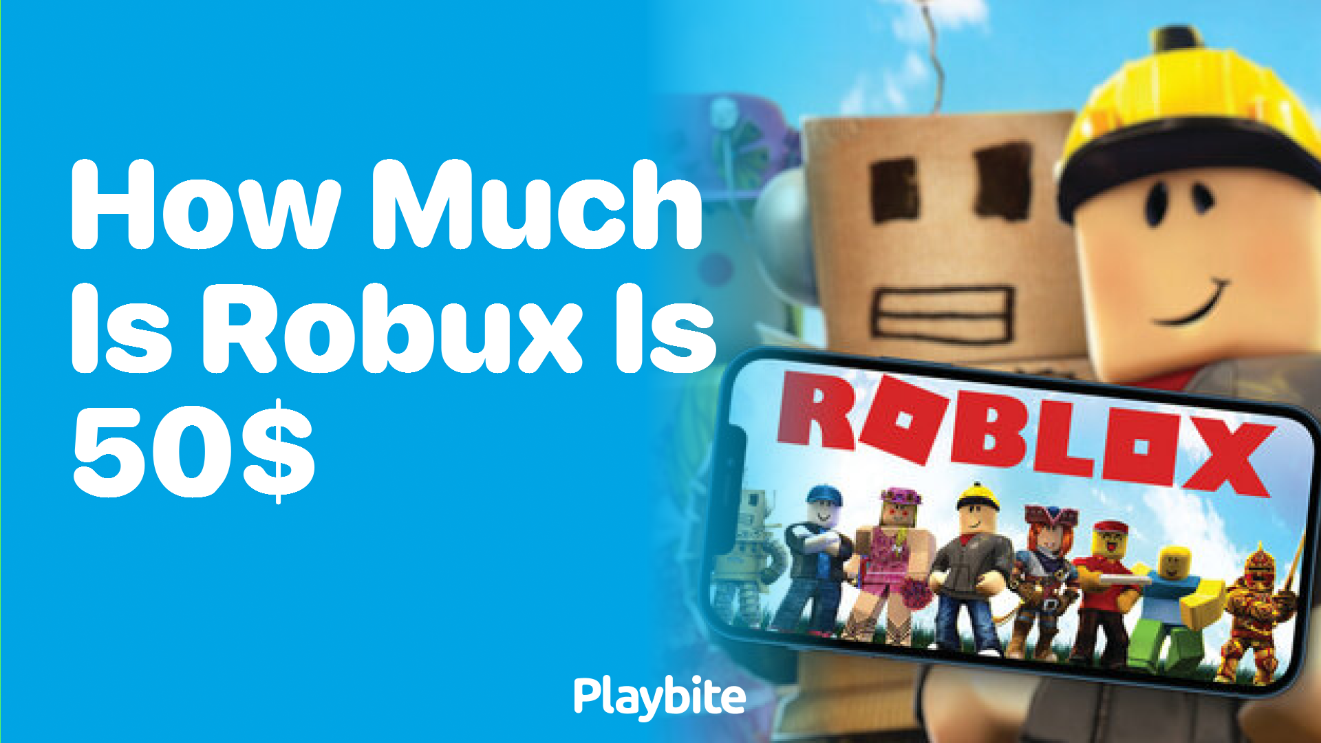 How much Robux can you get for $50?