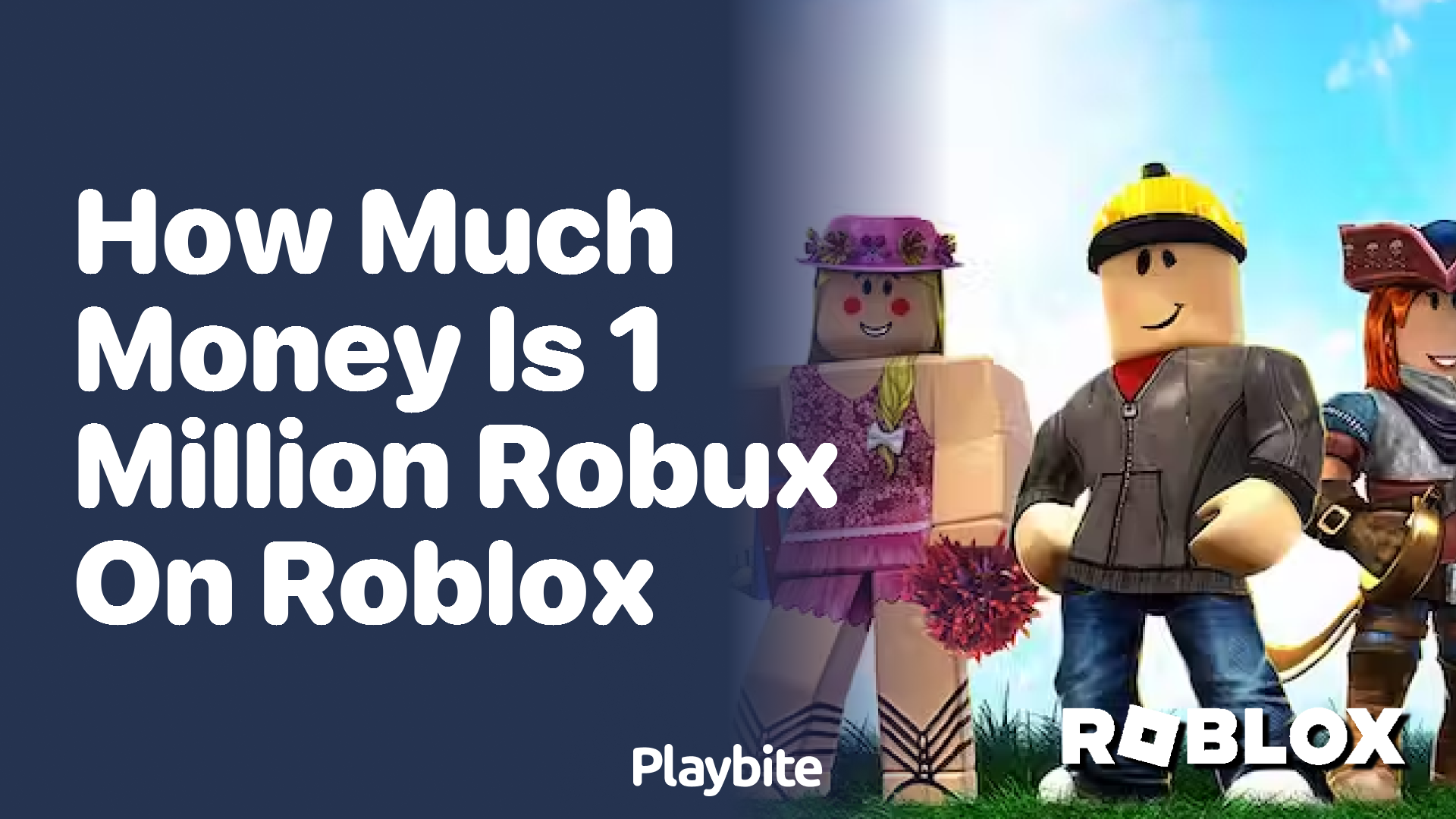 How Much Money is 1 Million Robux on Roblox?