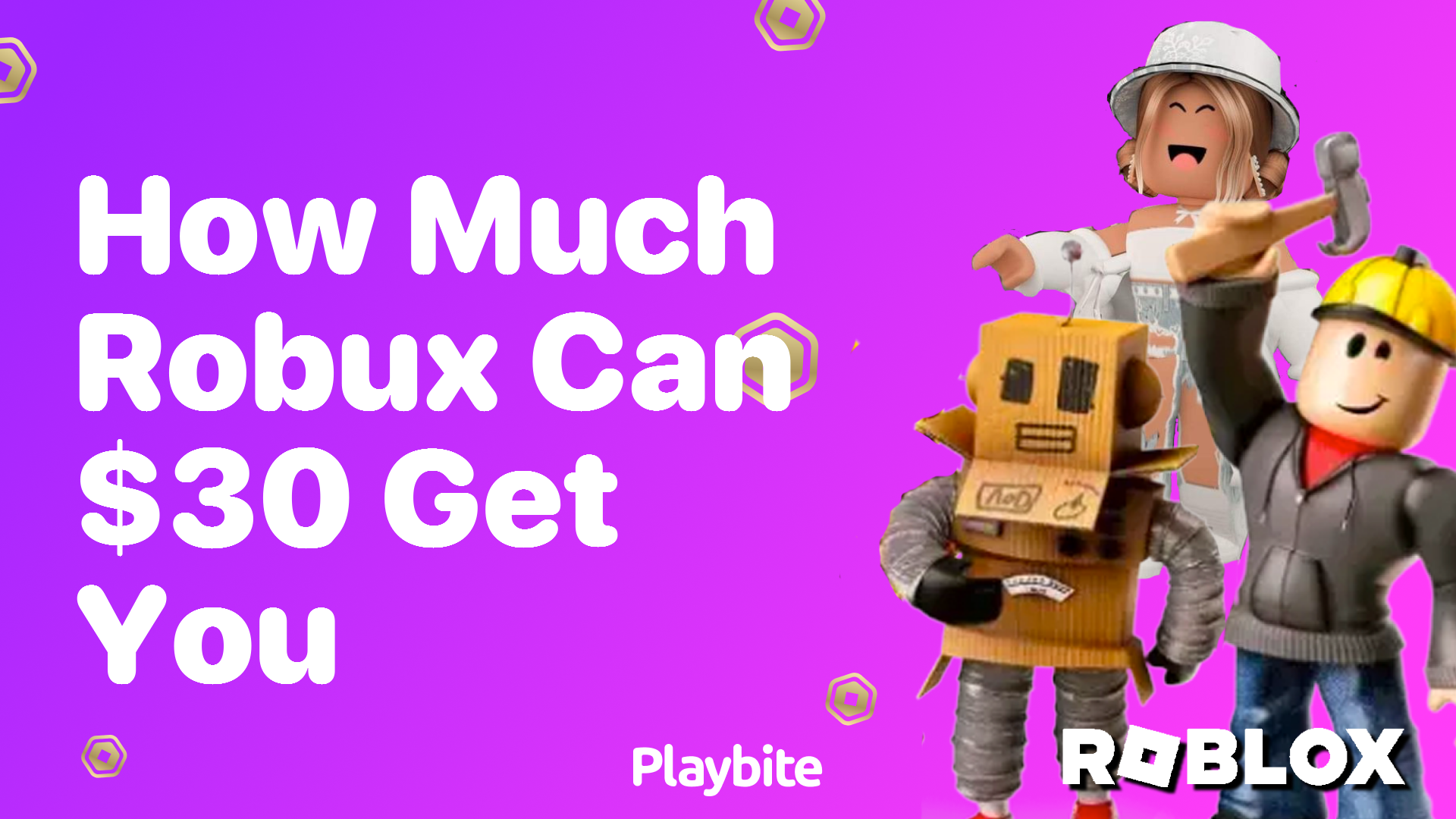 How Much Robux Can $30 Get You?