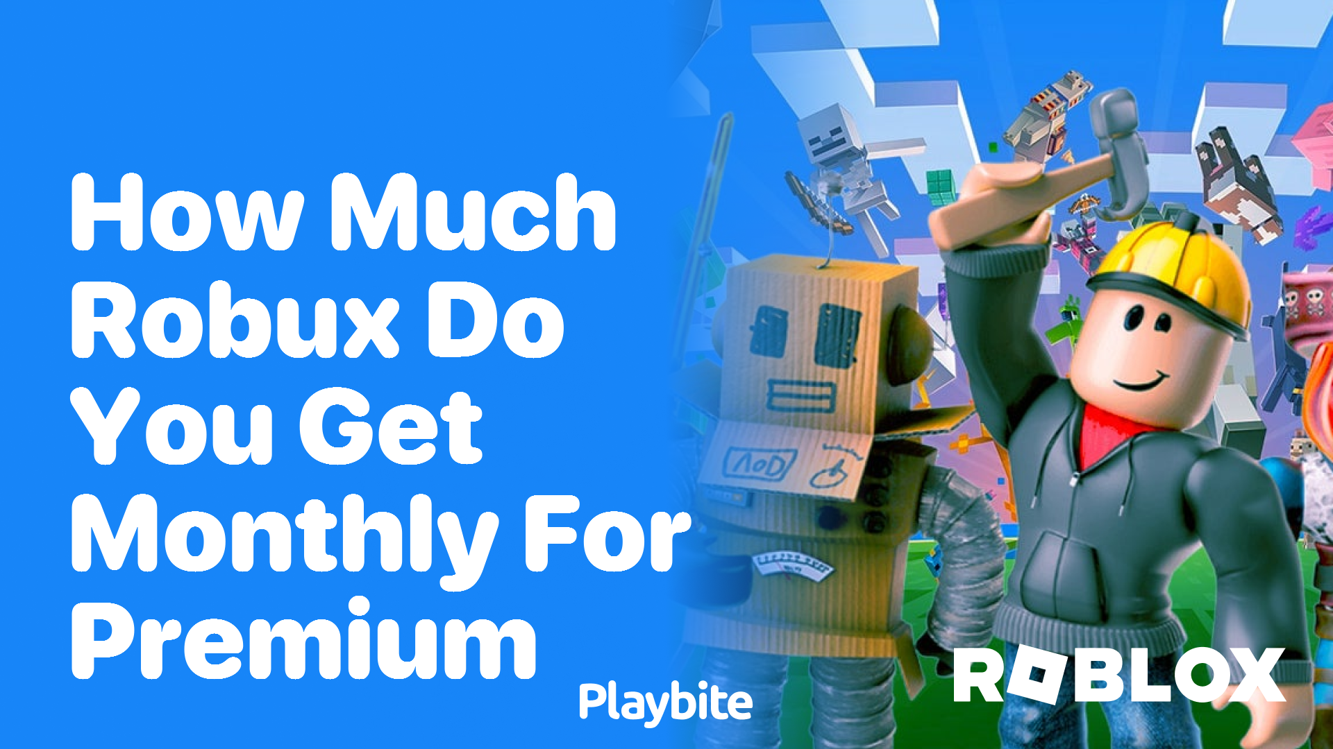 How Much Robux Do You Get Monthly for Premium in Roblox   Playbite