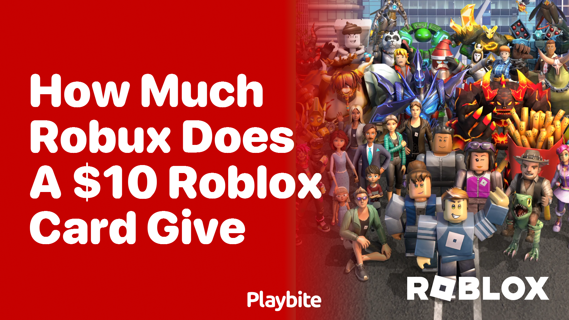 How Much Robux Does a $10 Roblox Card Give?