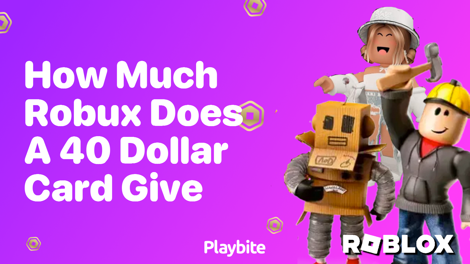 How Much Robux Does a $40 Card Give?