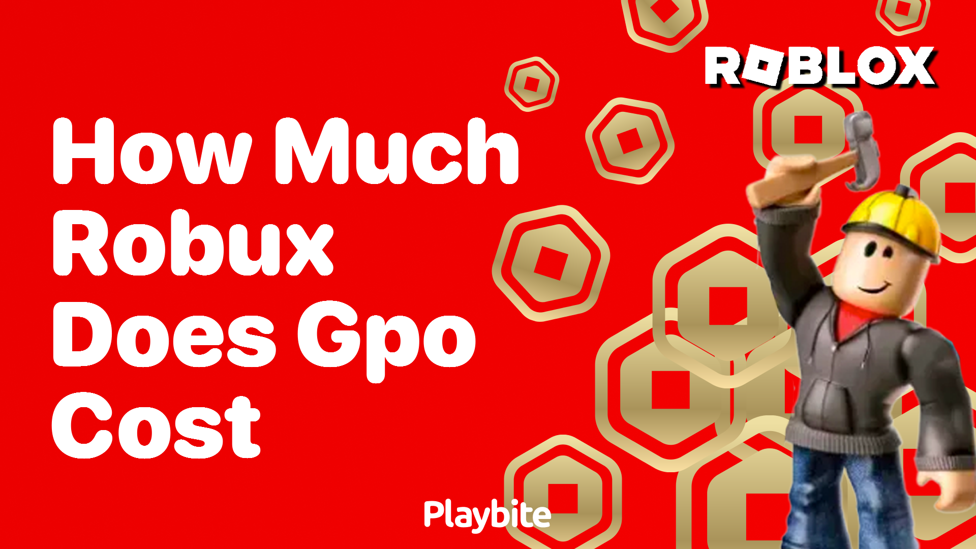 How Much Robux Does GPO Cost?