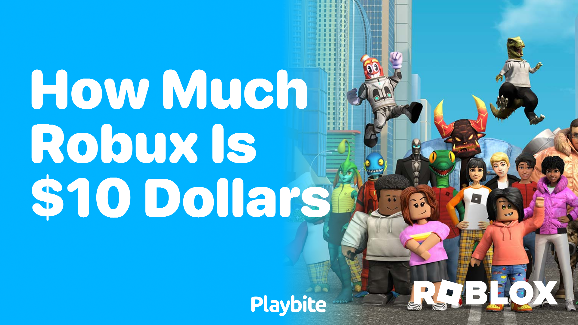 How Much Robux Is $10 Dollars?