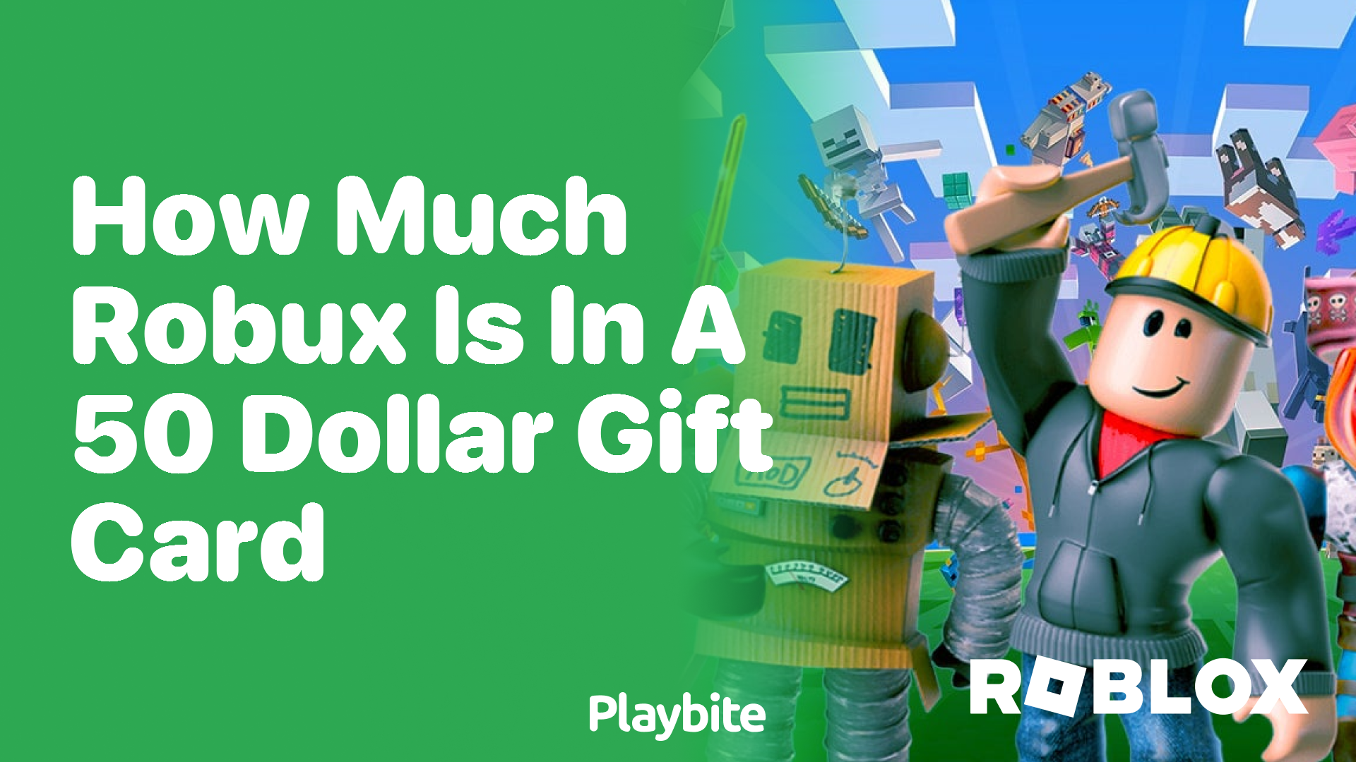 How Much Robux Is in a $50 Gift Card?