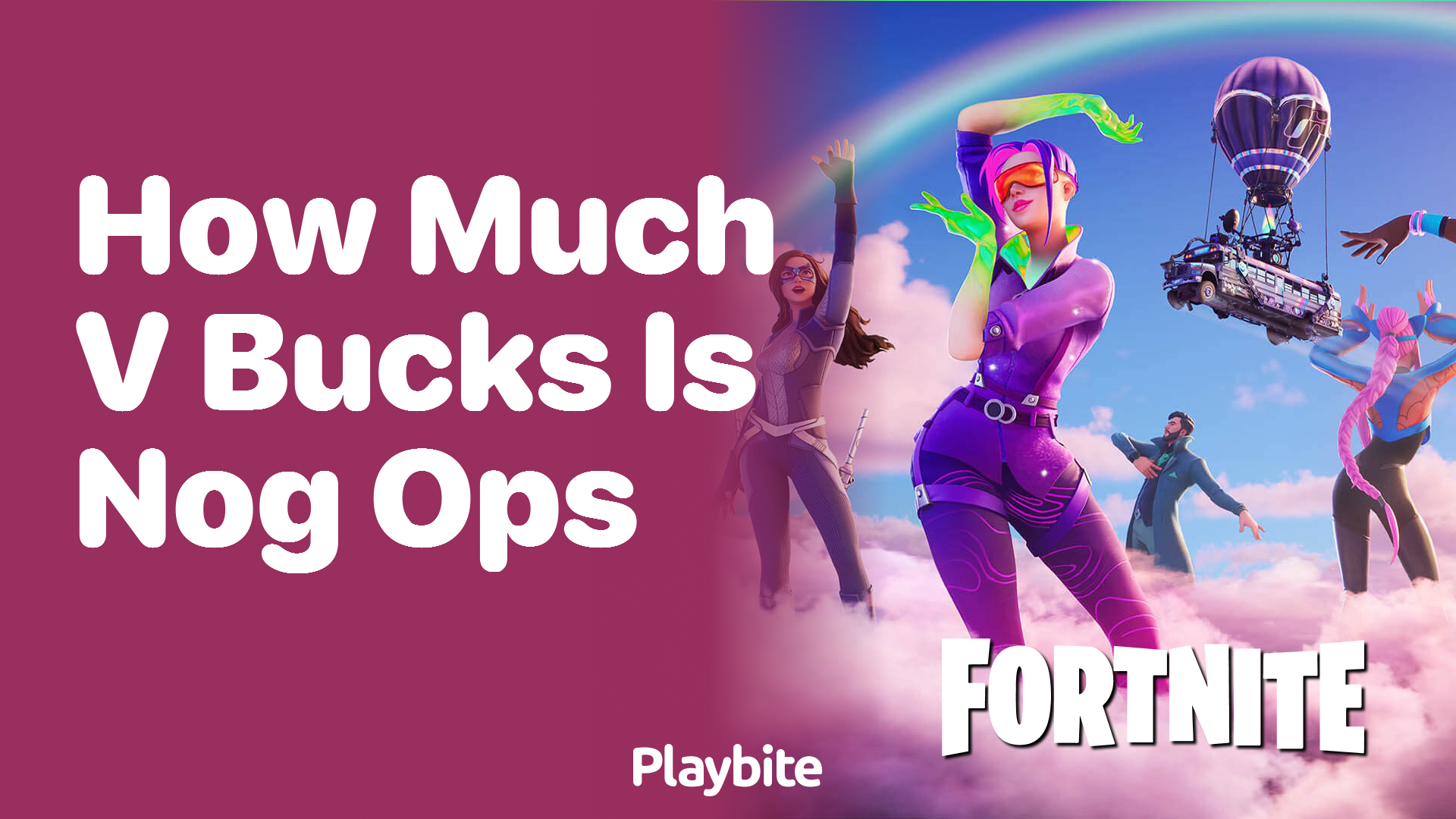 How Much V-Bucks Will Nog Ops Cost You in Fortnite? - Playbite