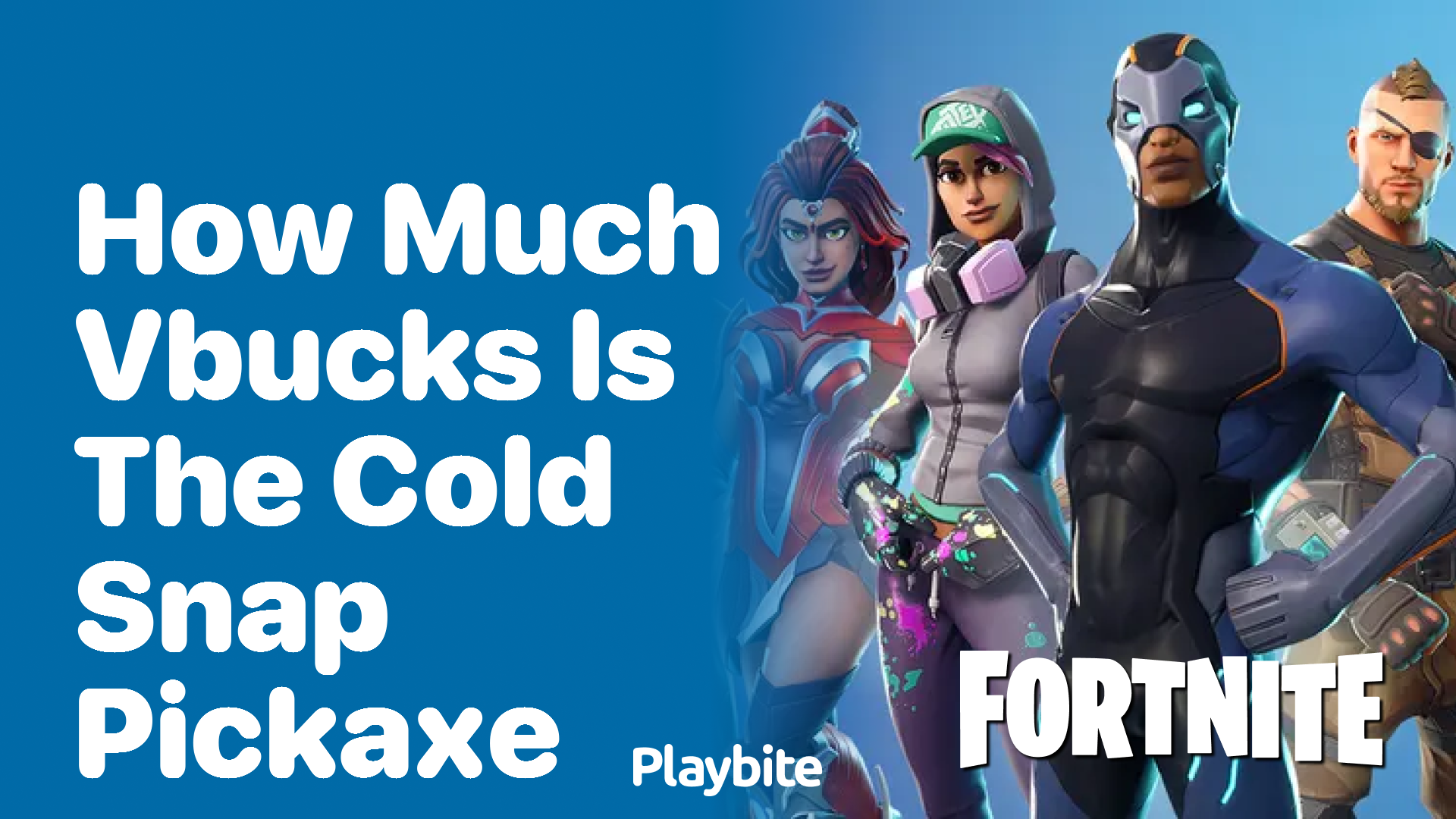 How Much V-Bucks is the Cold Snap Pickaxe in Fortnite?