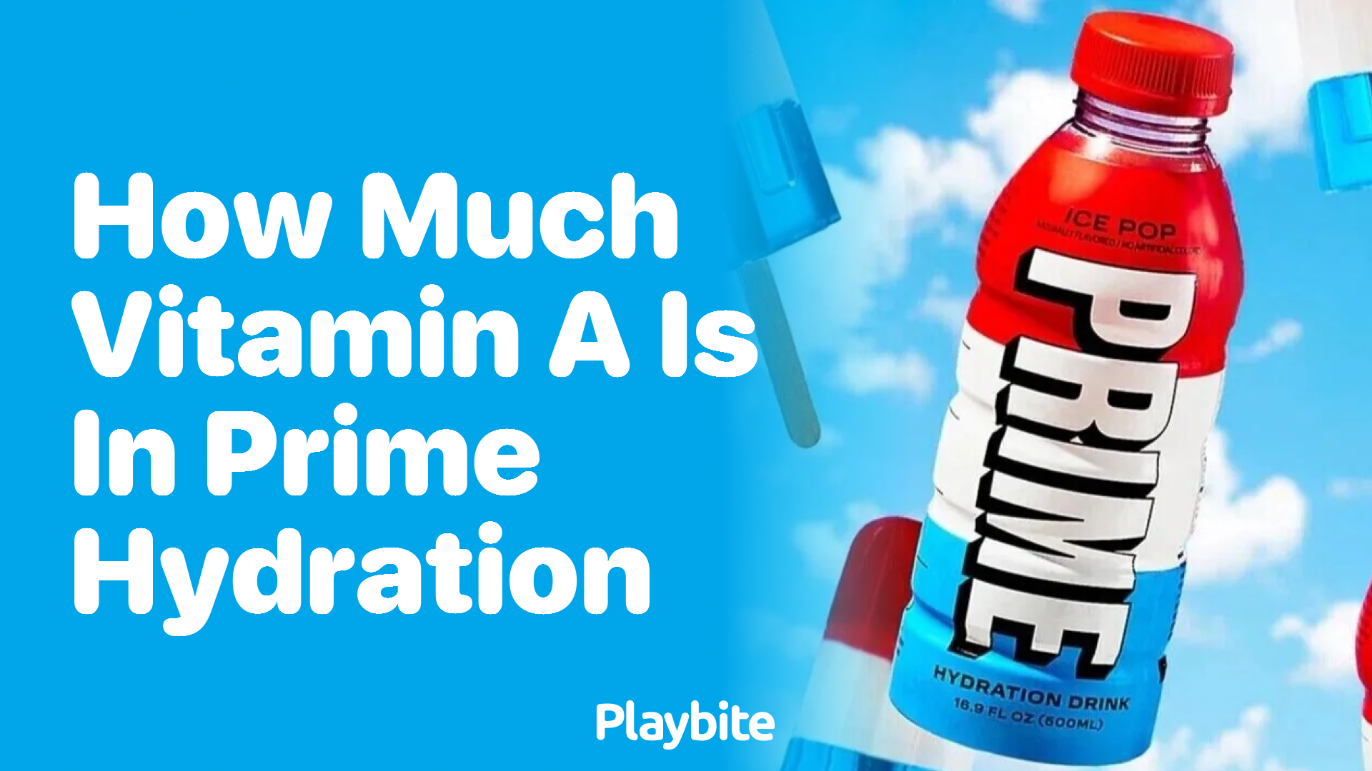 How much Vitamin A is in Prime Hydration?