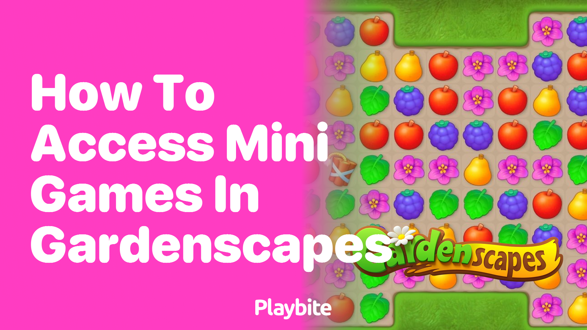 How to Access Mini Games in Gardenscapes