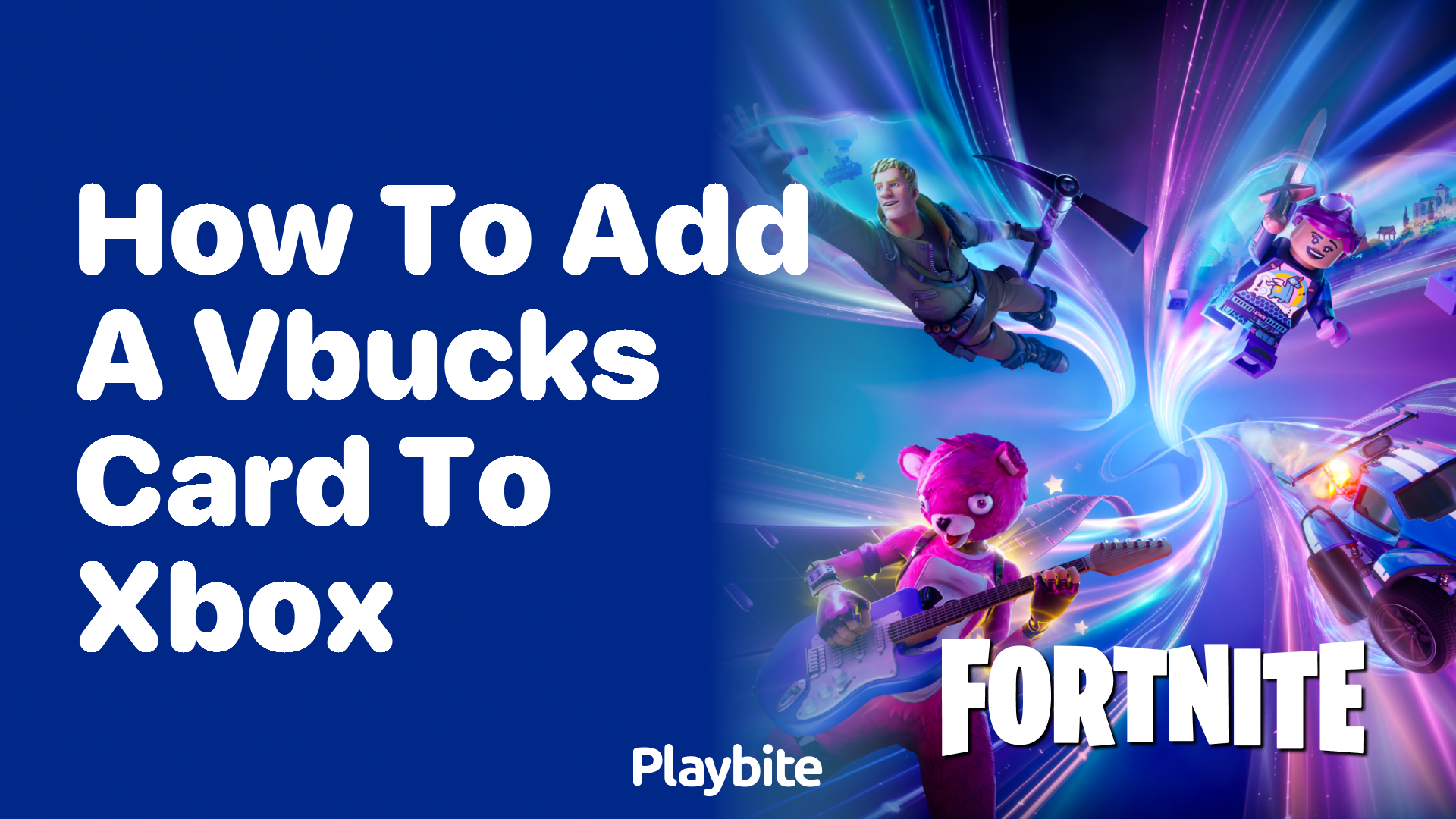 How to use a vbucks card hot sale on xbox