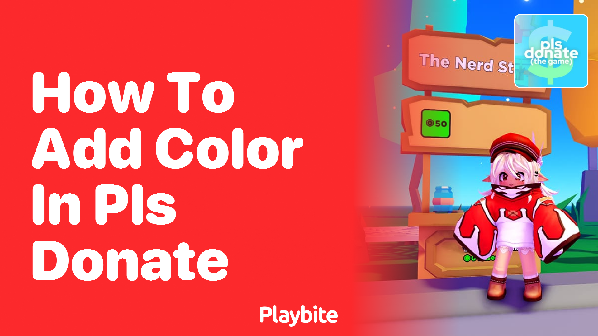 How to Add Color in PLS DONATE on Roblox