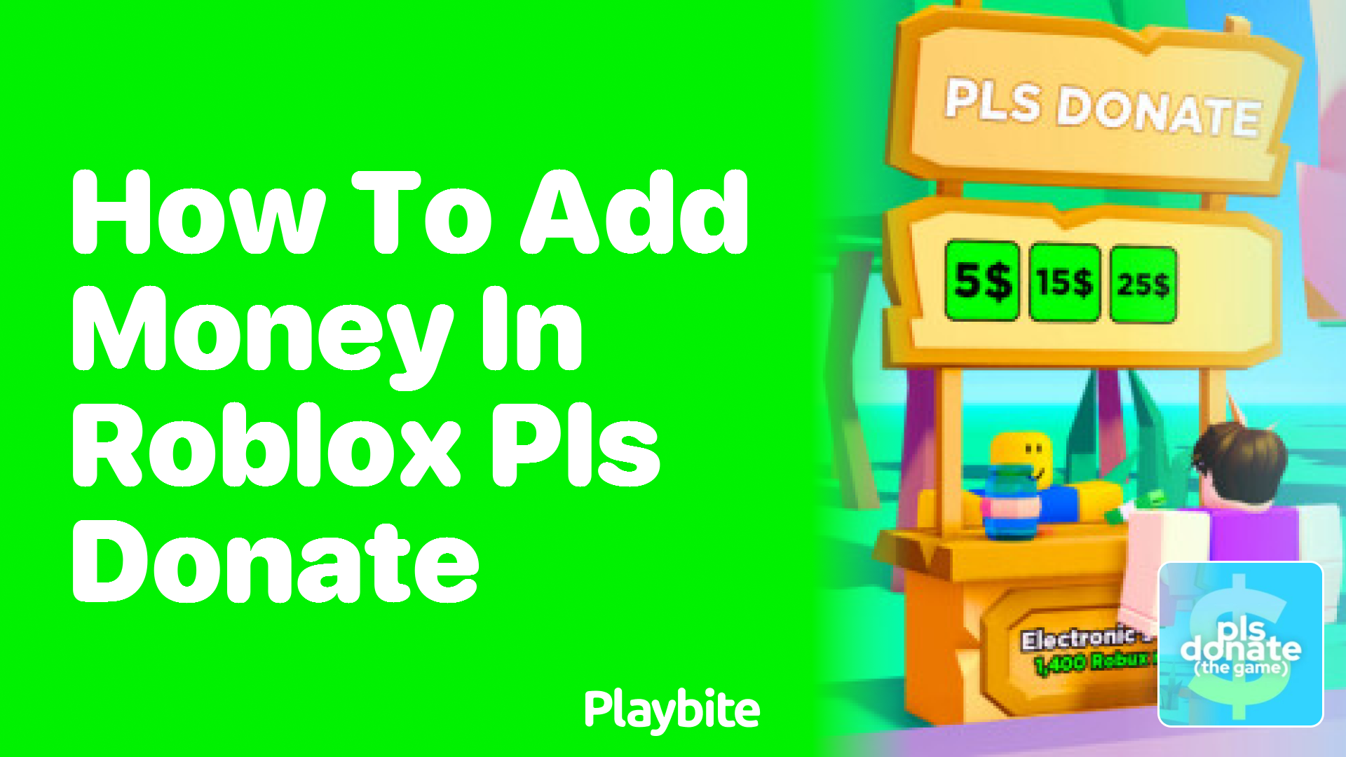 How to Add Money in Roblox PLS DONATE