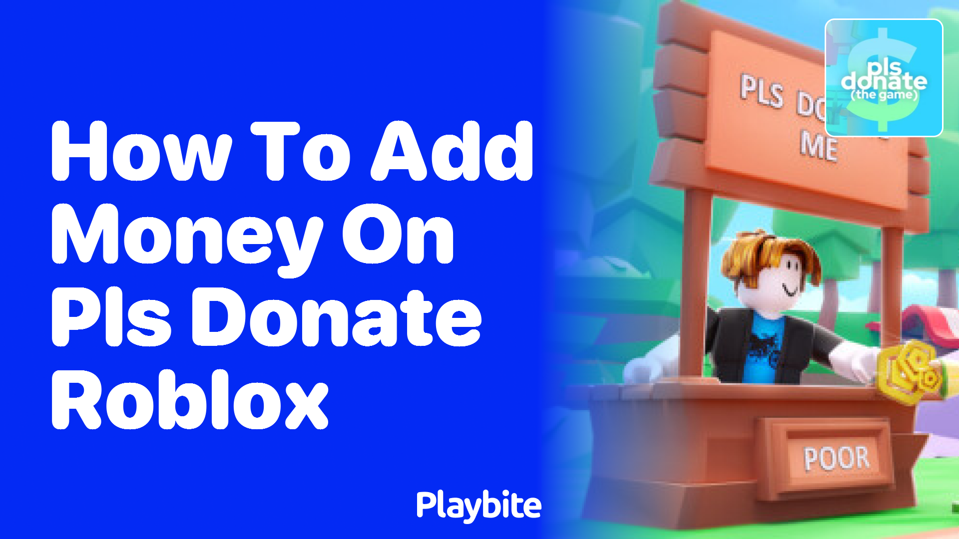 How to Add Money on PLS DONATE in Roblox