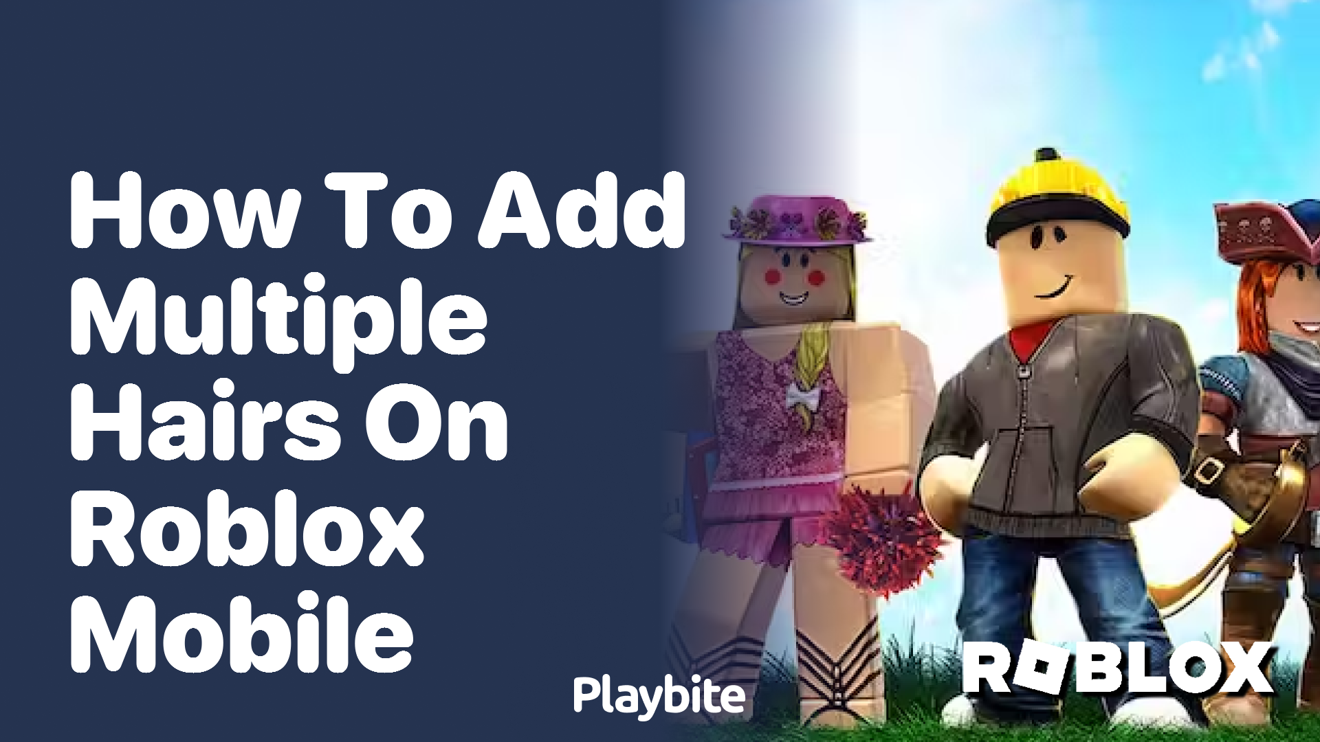 How to Add Multiple Hairs on Roblox Mobile