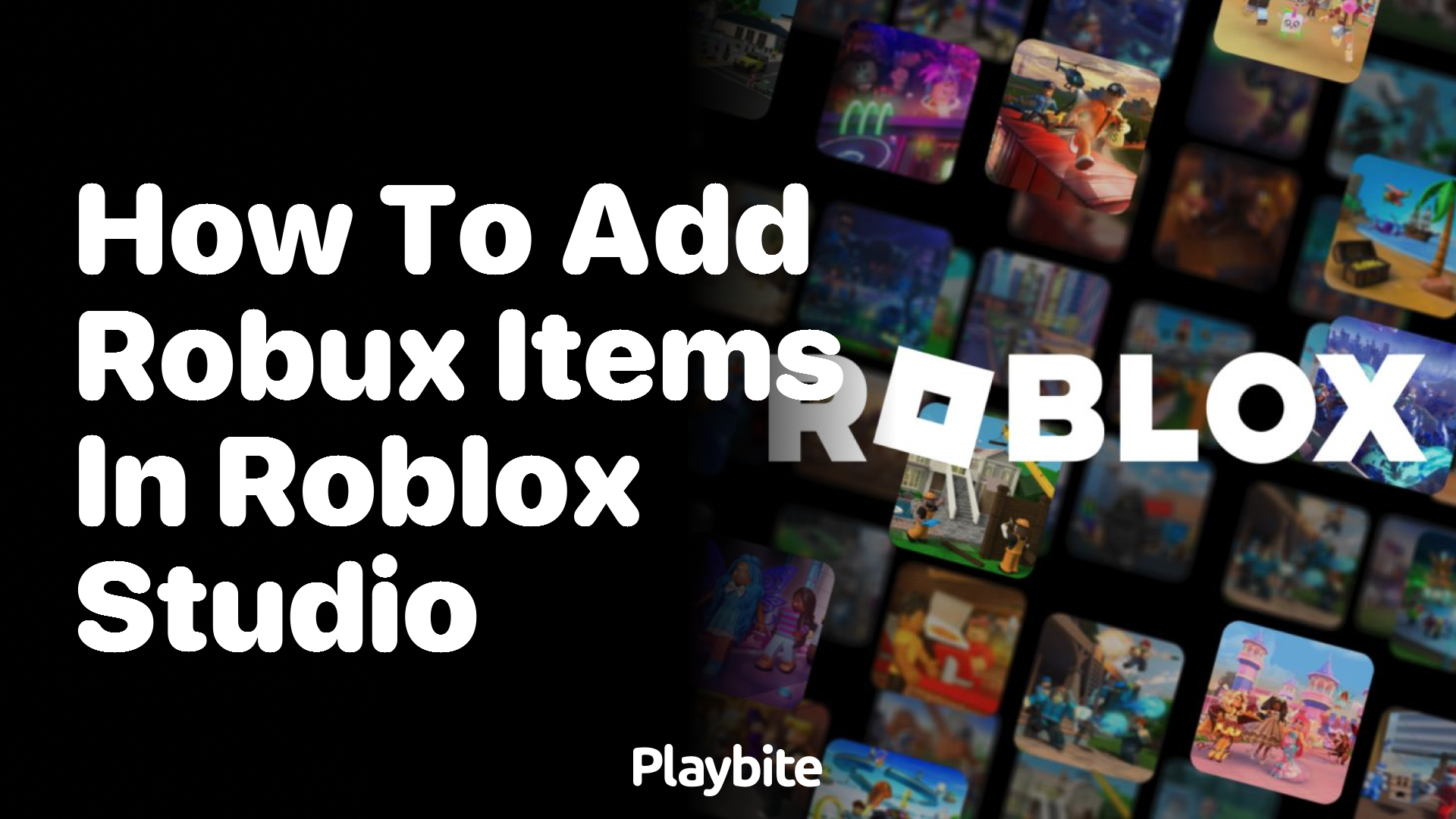 How to Add Robux Items in Roblox Studio