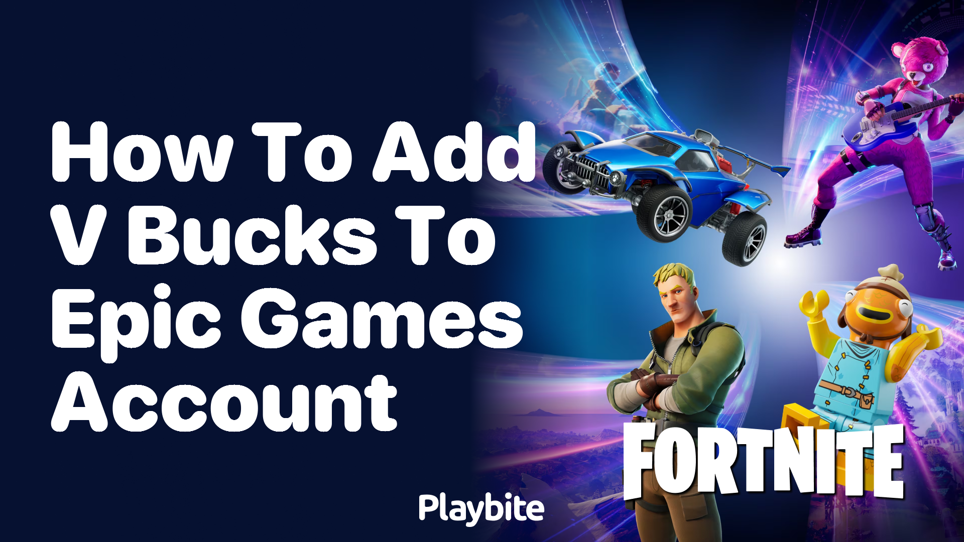 How to Add V-Bucks to Your Epic Games Account - Playbite