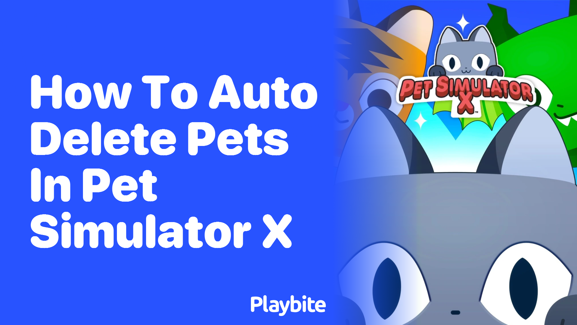 How to Auto Delete Pets in Pet Simulator X