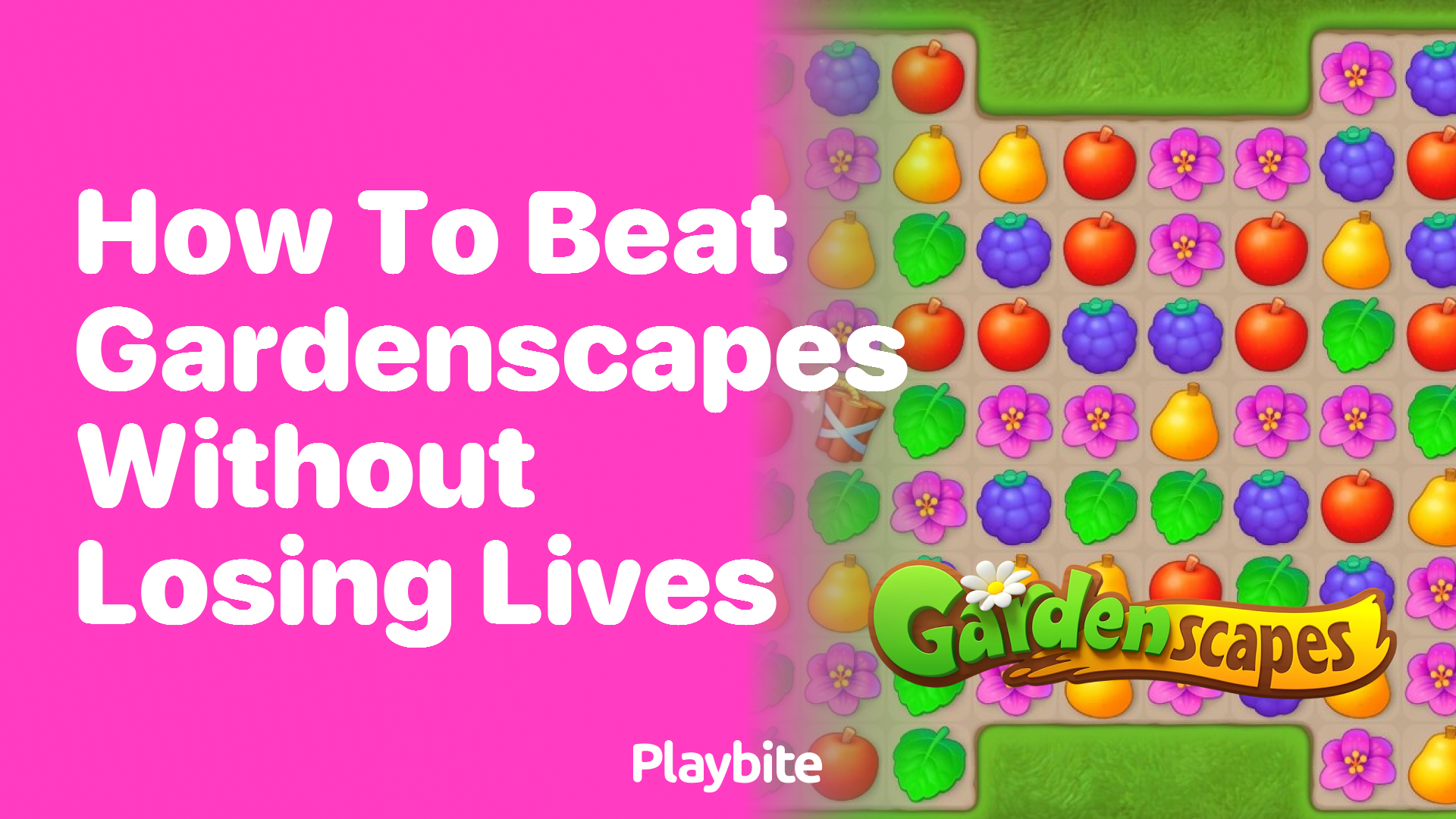 How to Beat Gardenscapes Without Losing Lives