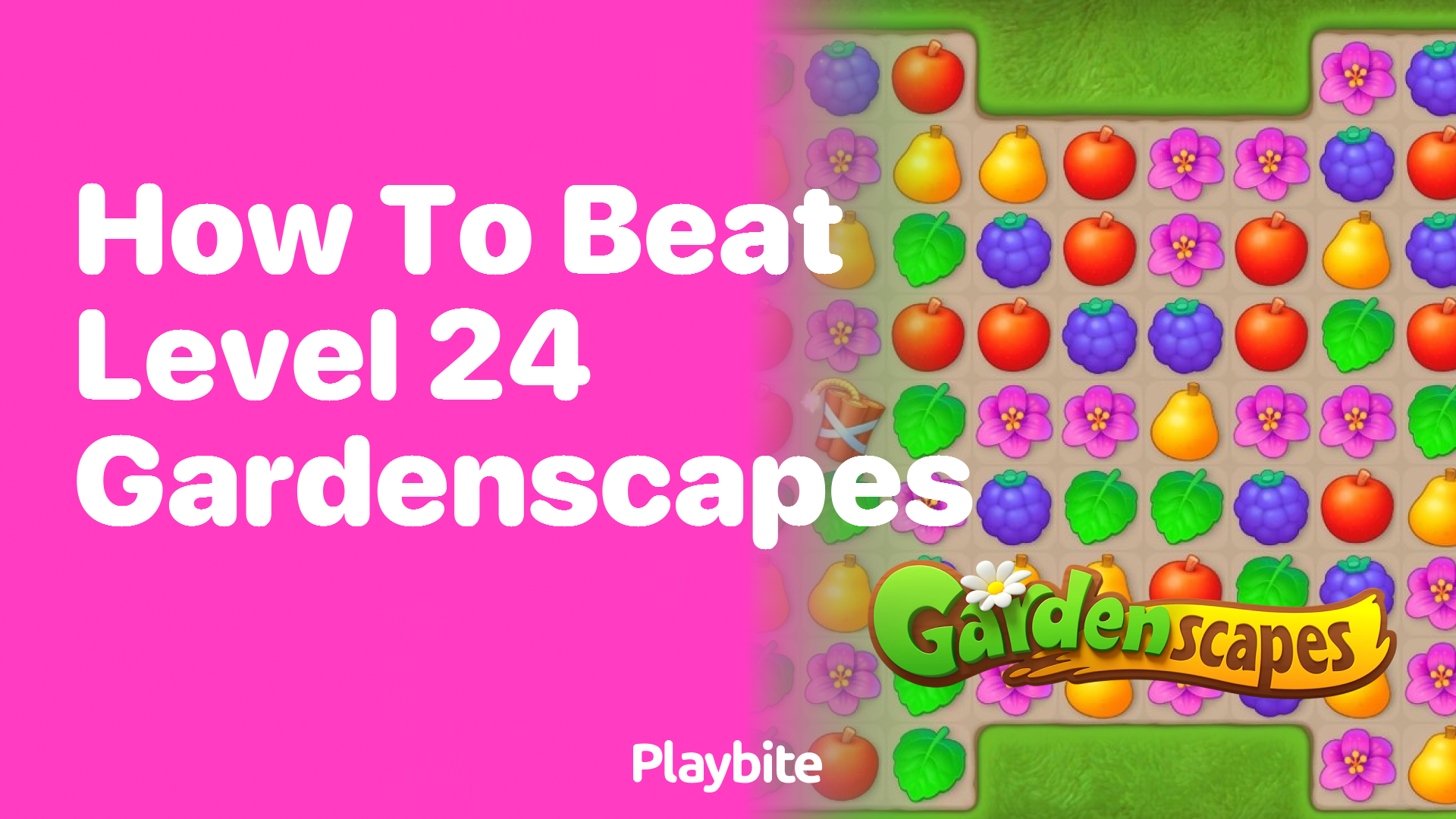 How to Beat Level 24 in Gardenscapes