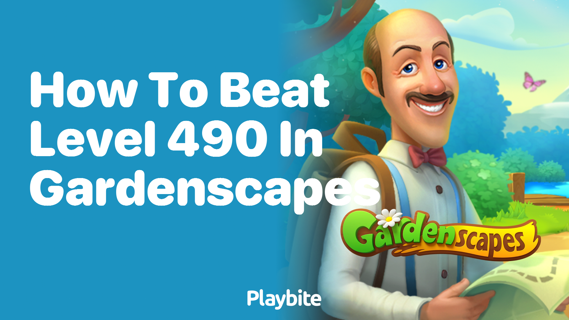 How to beat level 490 in Gardenscapes