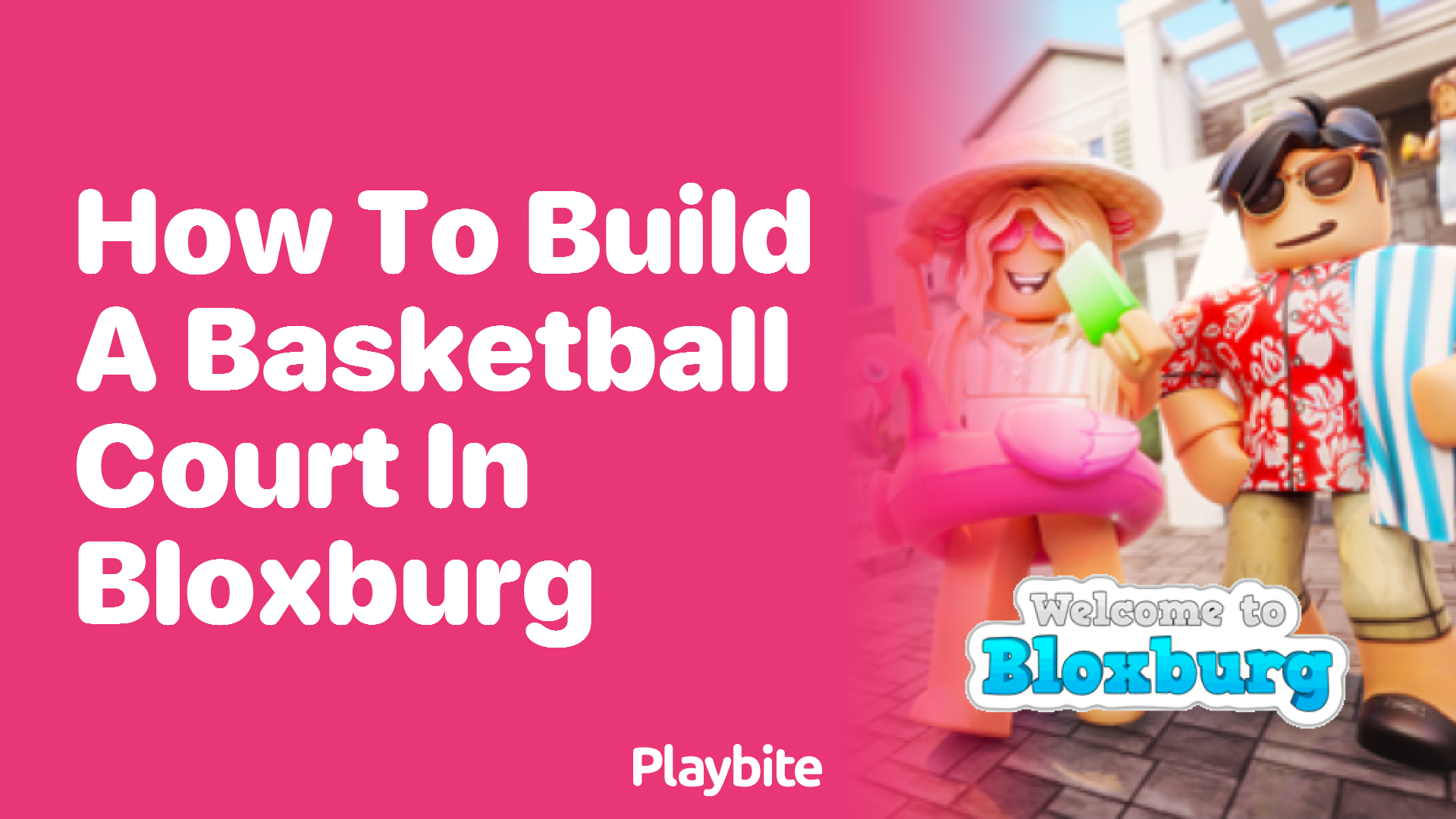 How to Build a Basketball Court in Bloxburg - Playbite