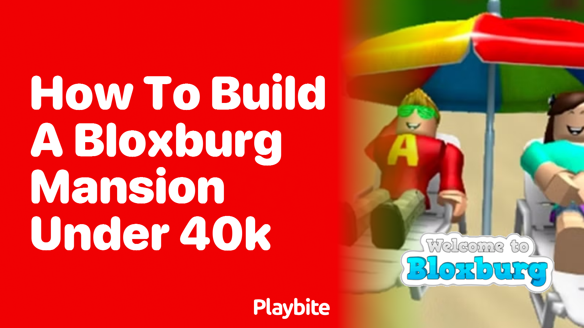 How To Build A Bloxburg Mansion For Under 40k - Playbite